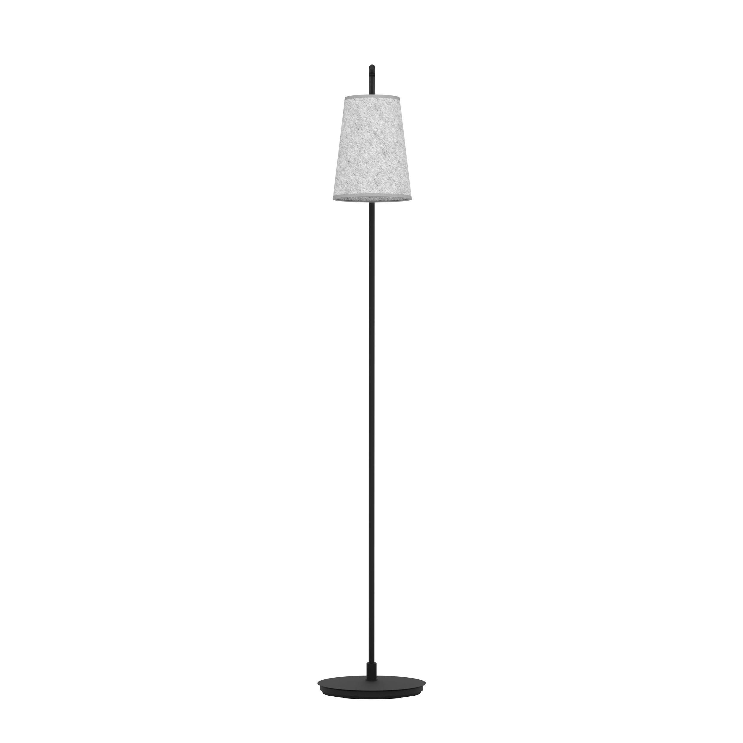 Lampadaire métal gris ALSAGER E27 1X40W