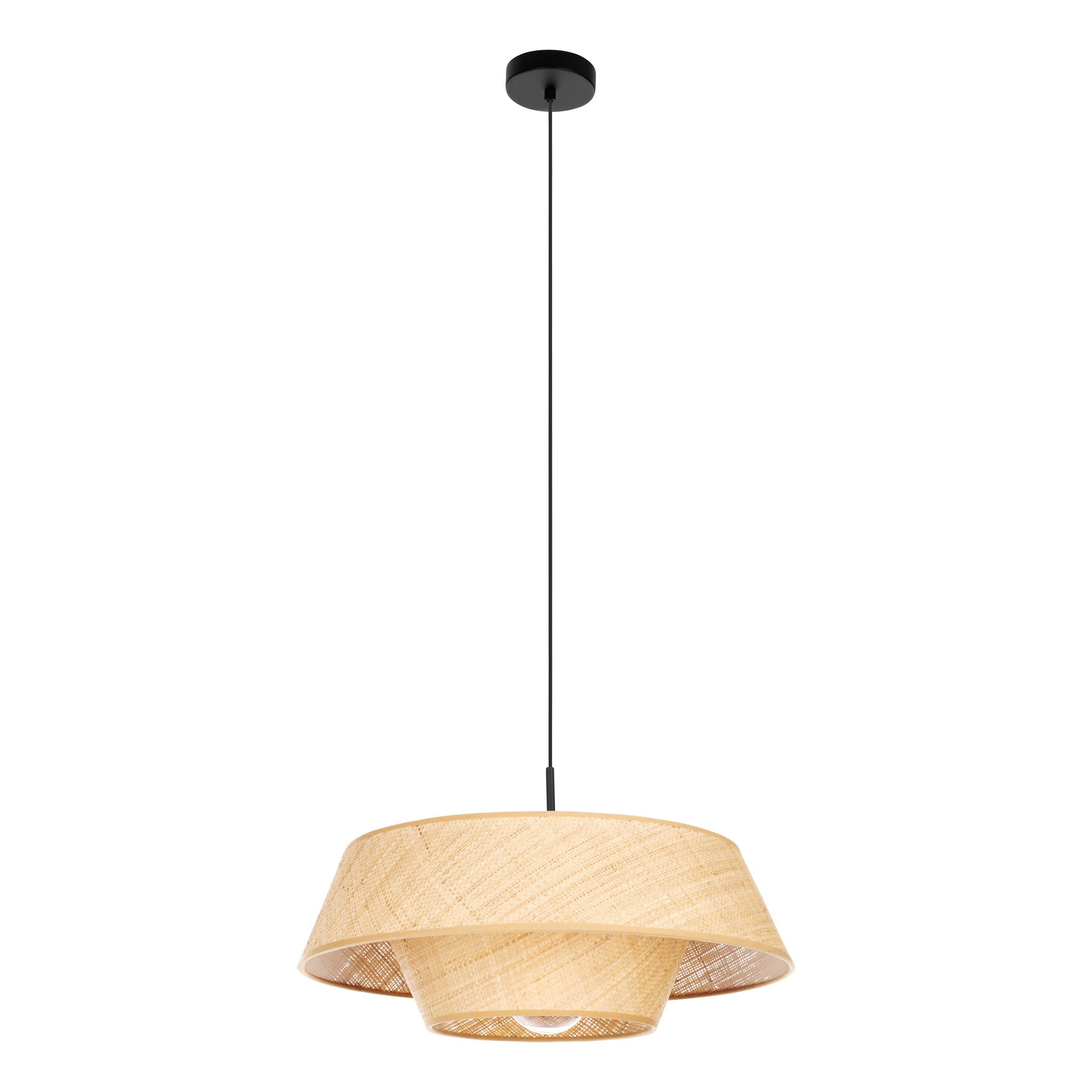 Suspension raphia naturel MARFORD E27 1X60W