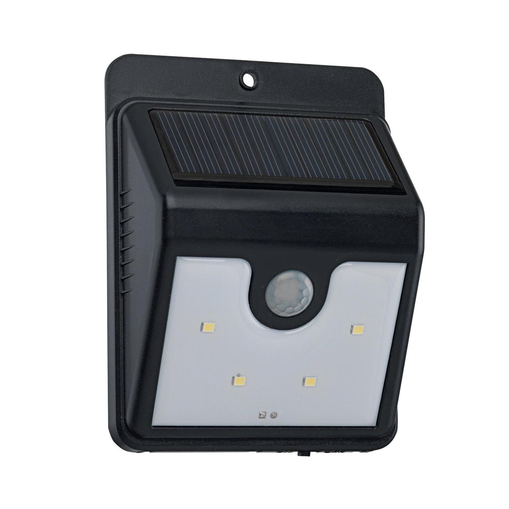 Applique extérieure plastique noir Z_SOLAR LED INT 4X0,1W