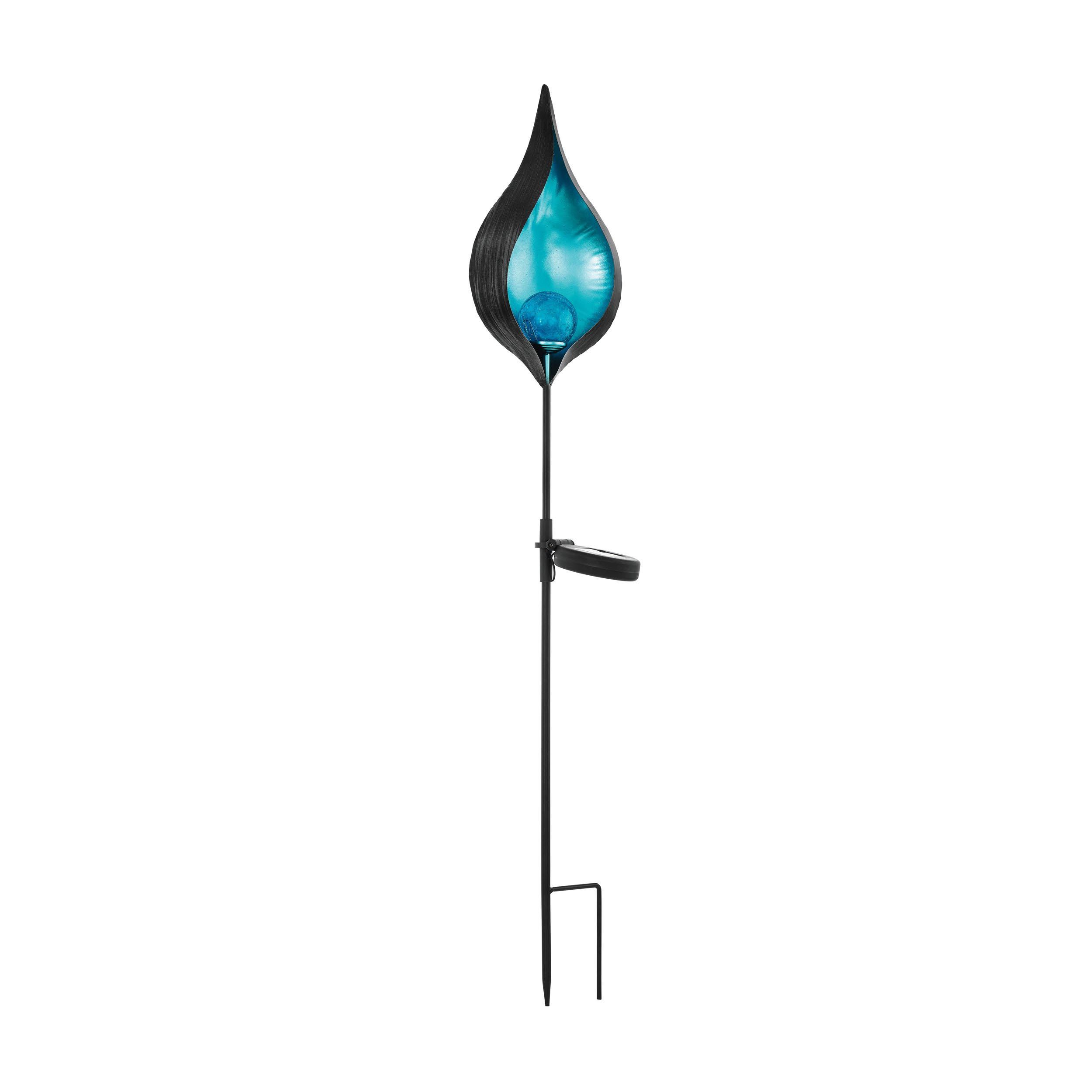 Objet lumineux extérieur métal bleu/noir Z_SOLAR LED INT 1X0,06W