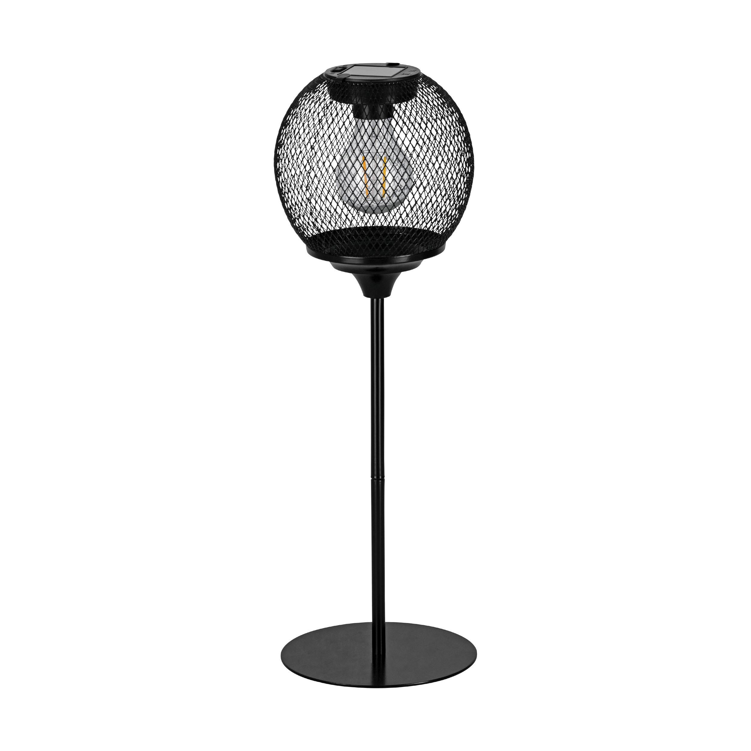 Lampe de table extérieure métal noir Z_SOLAR LED INT 2X0,06W