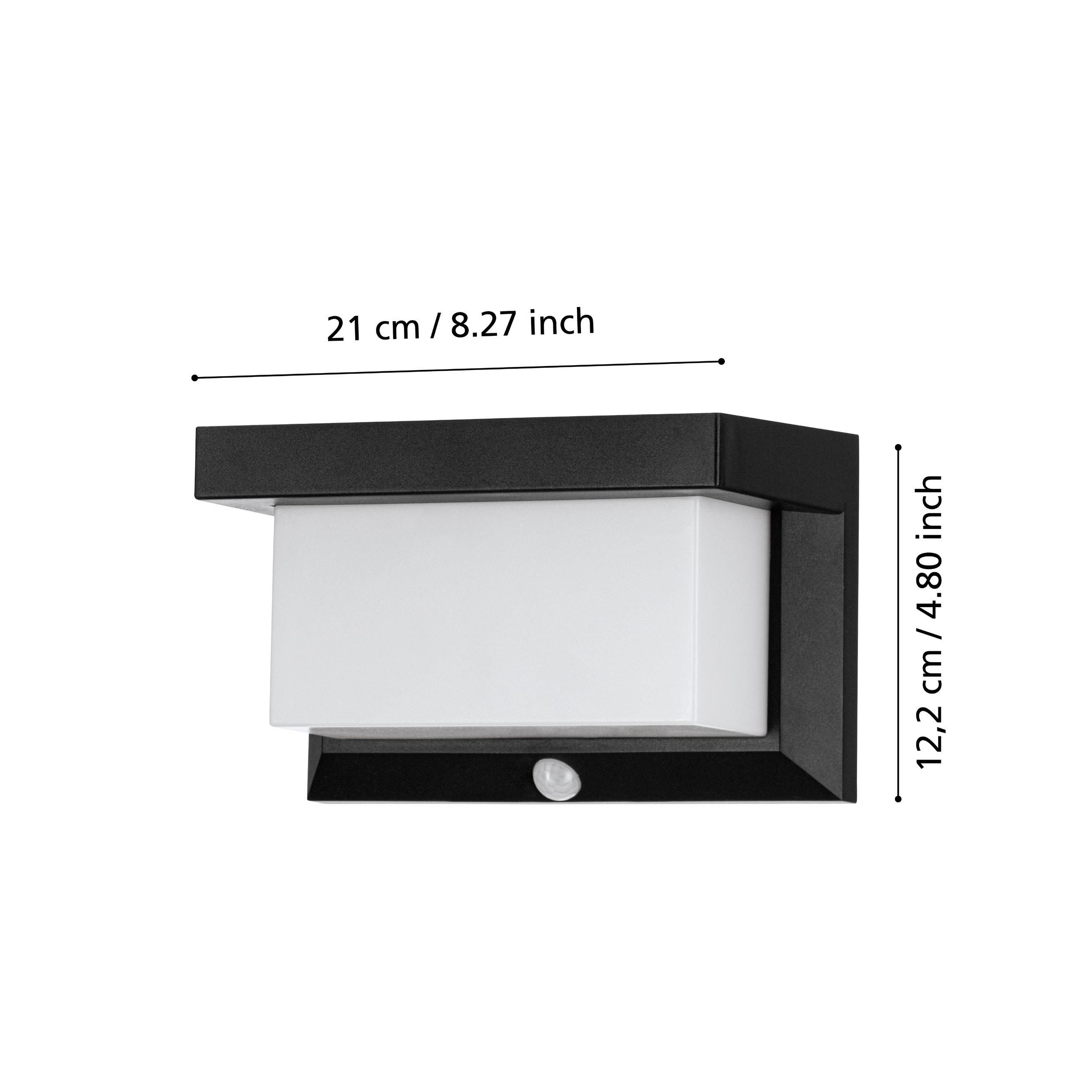 Applique extérieure plastique noir UTRERA LED INT 32X0,12W