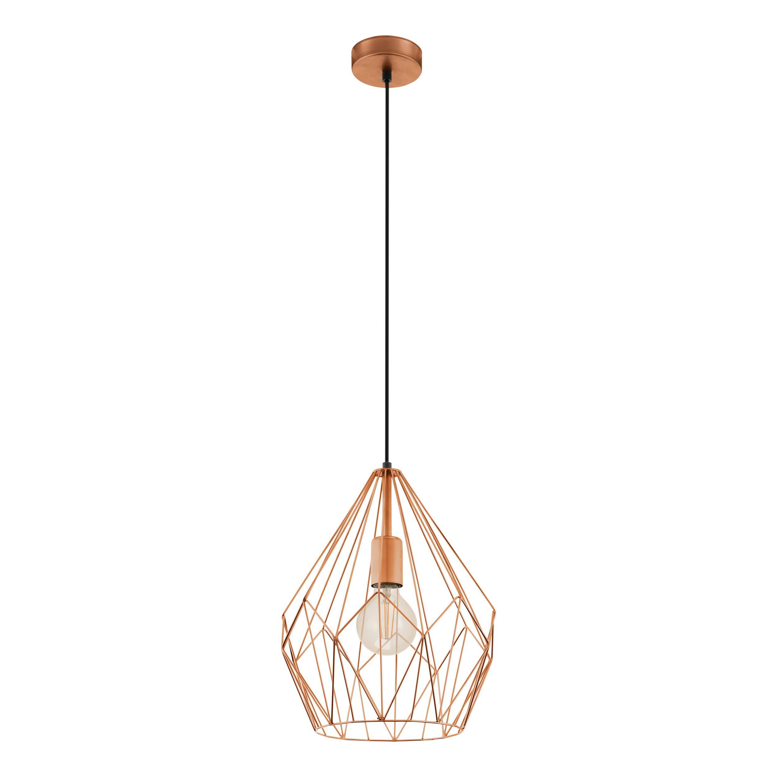 Suspension métal cuivre CARLTON D31CM E27 1X60W