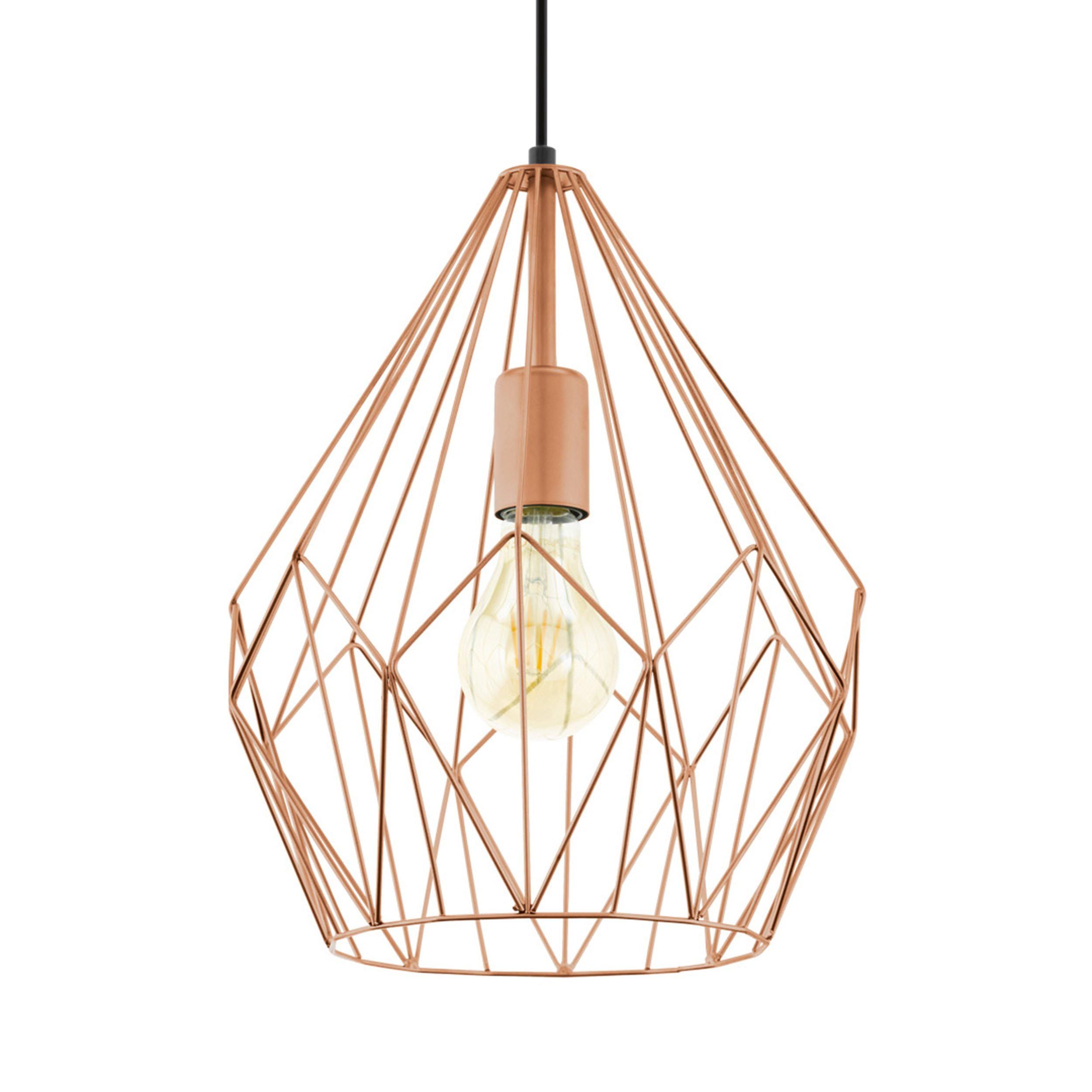 Suspension métal cuivre CARLTON D31CM E27 1X60W