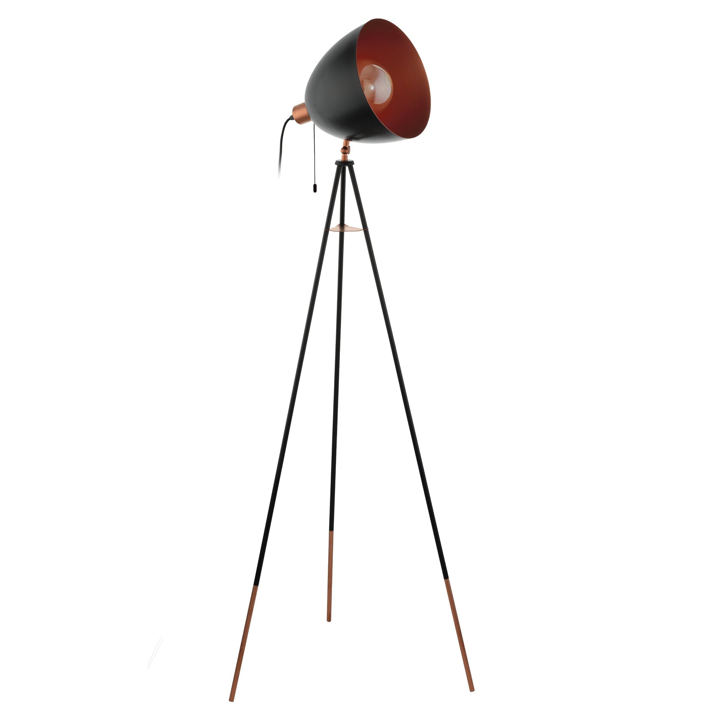 Lampadaire métal noir CHESTER E27 1X60W