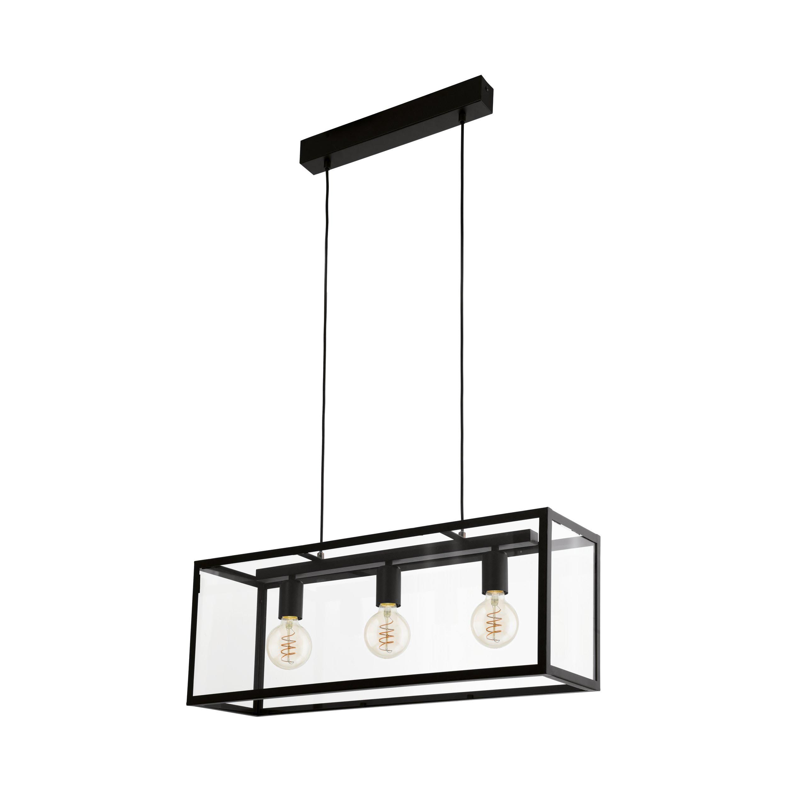 Suspension métal noir CHARTERHOUSE E27 3X60W