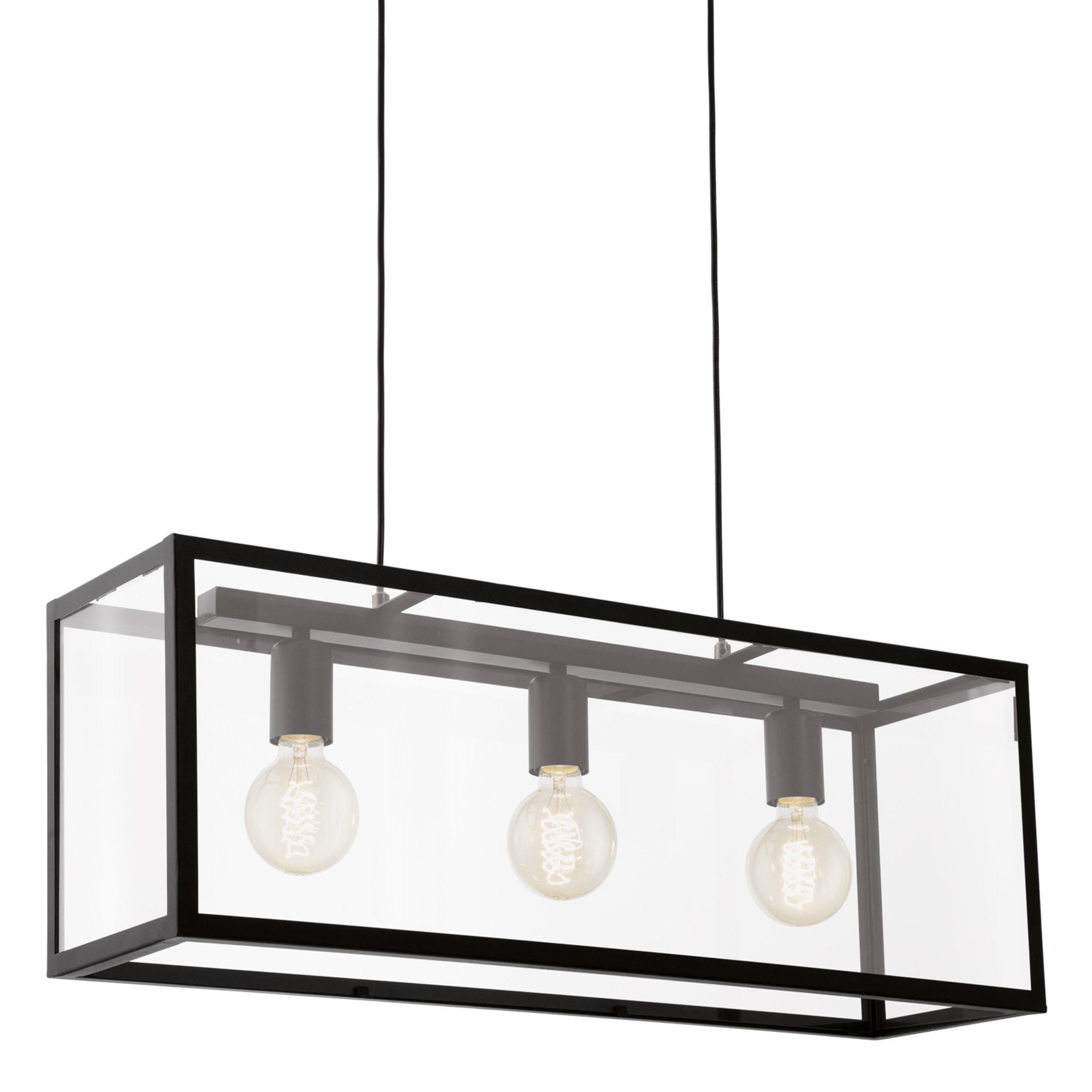 Suspension métal noir CHARTERHOUSE E27 3X60W