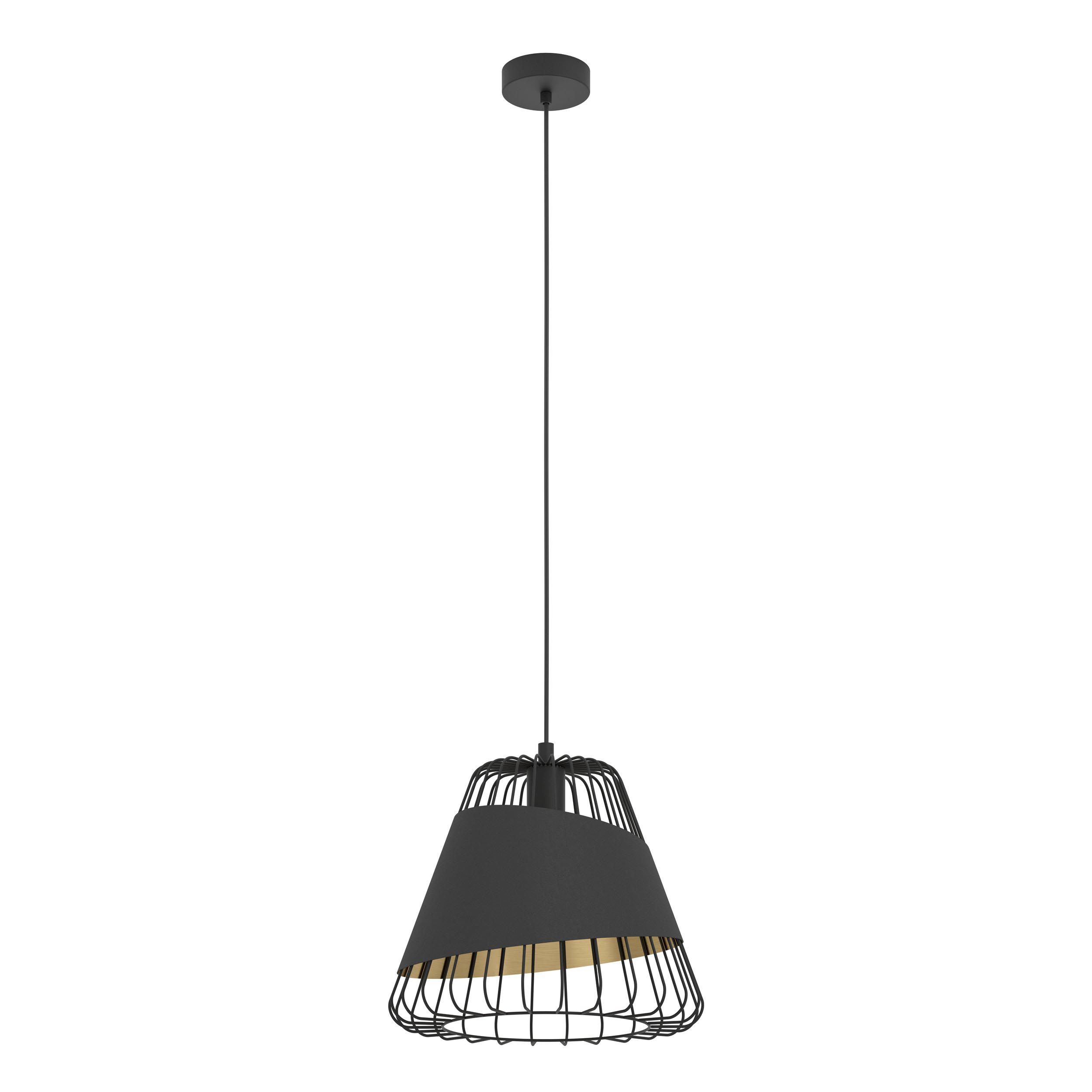 Suspension métal noir AUSTELL D36CM E27 1X60W