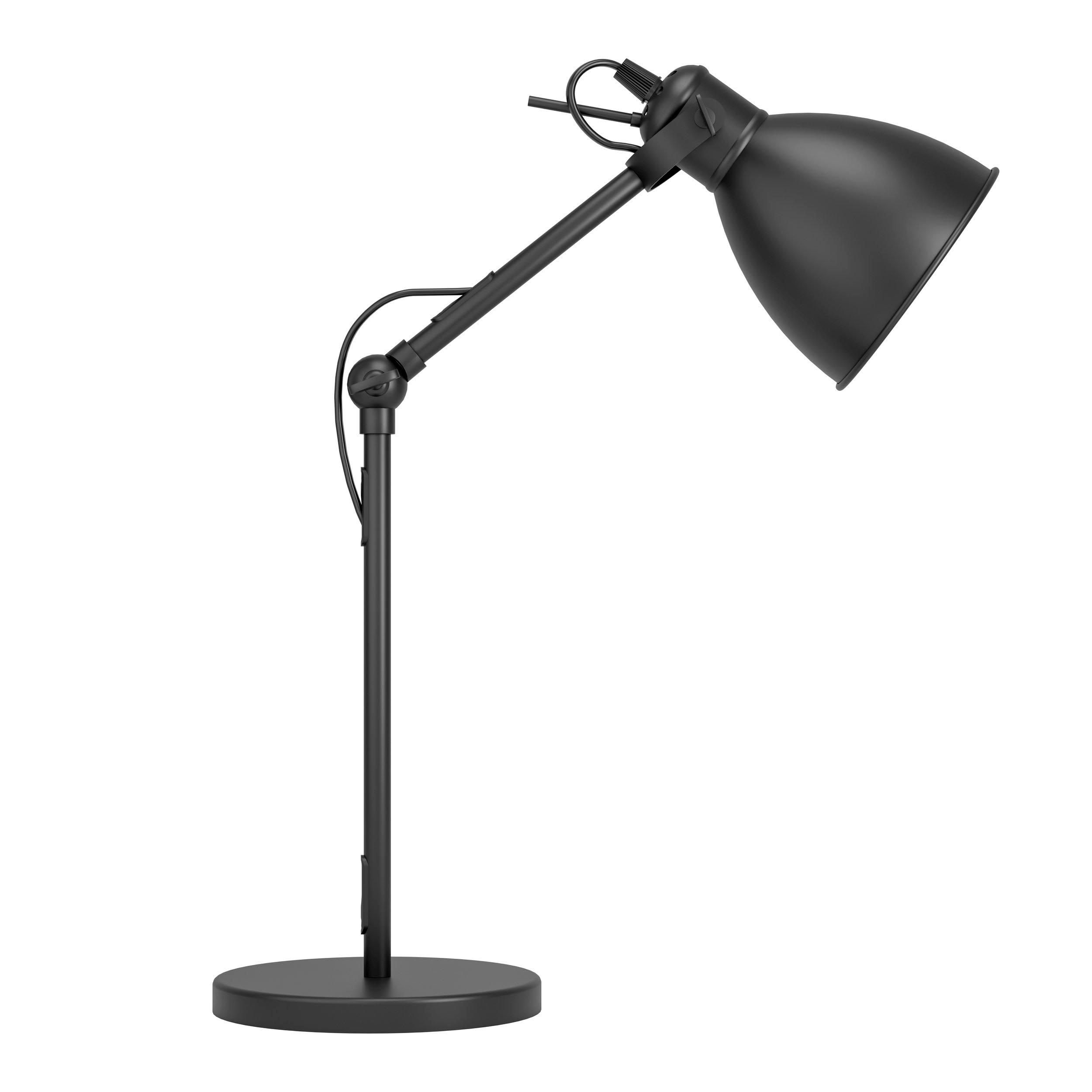 Lampe de bureau métal noir PRIDDY E27 1X40W