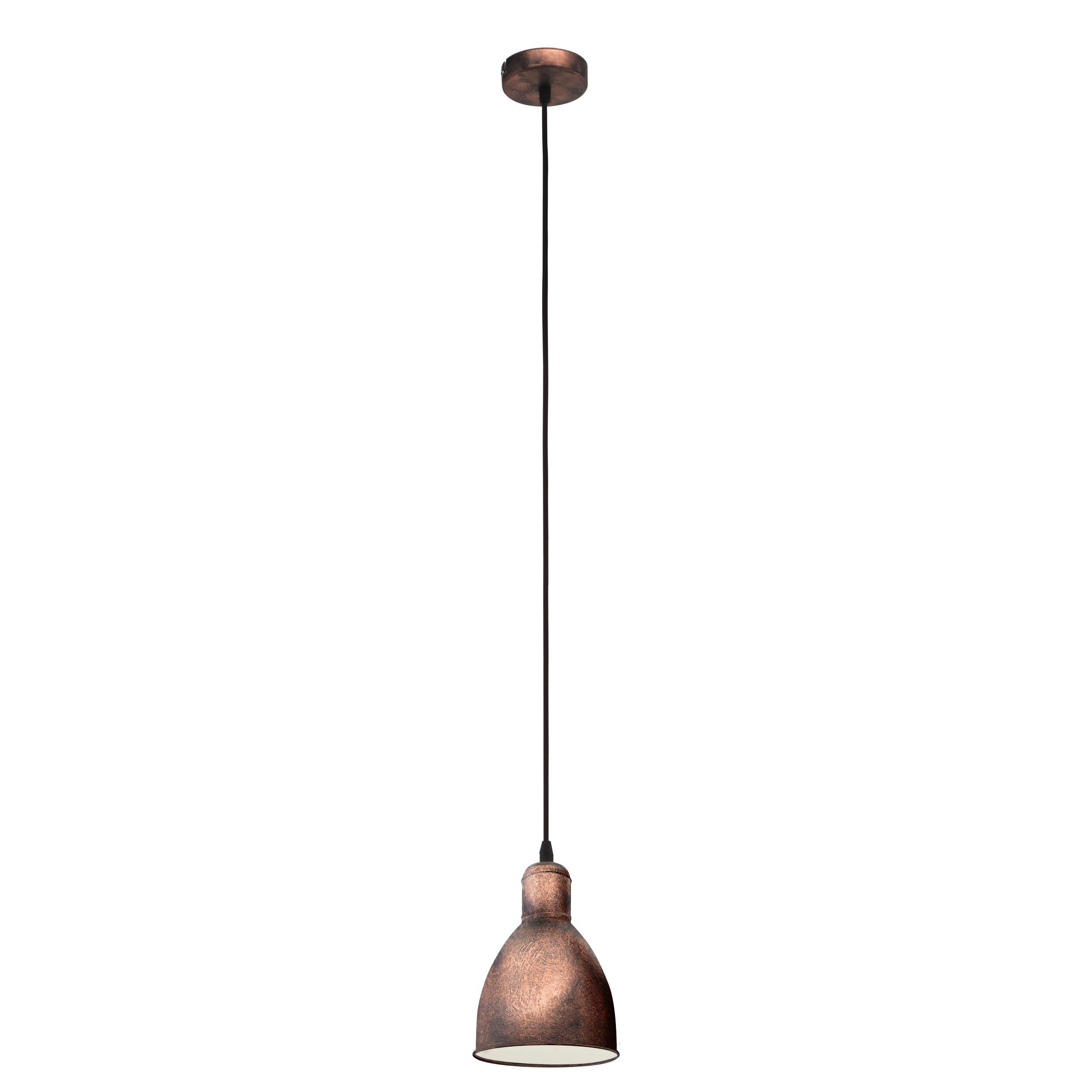 Suspension métal cuivre PRIDDY 1 E27 1X40W