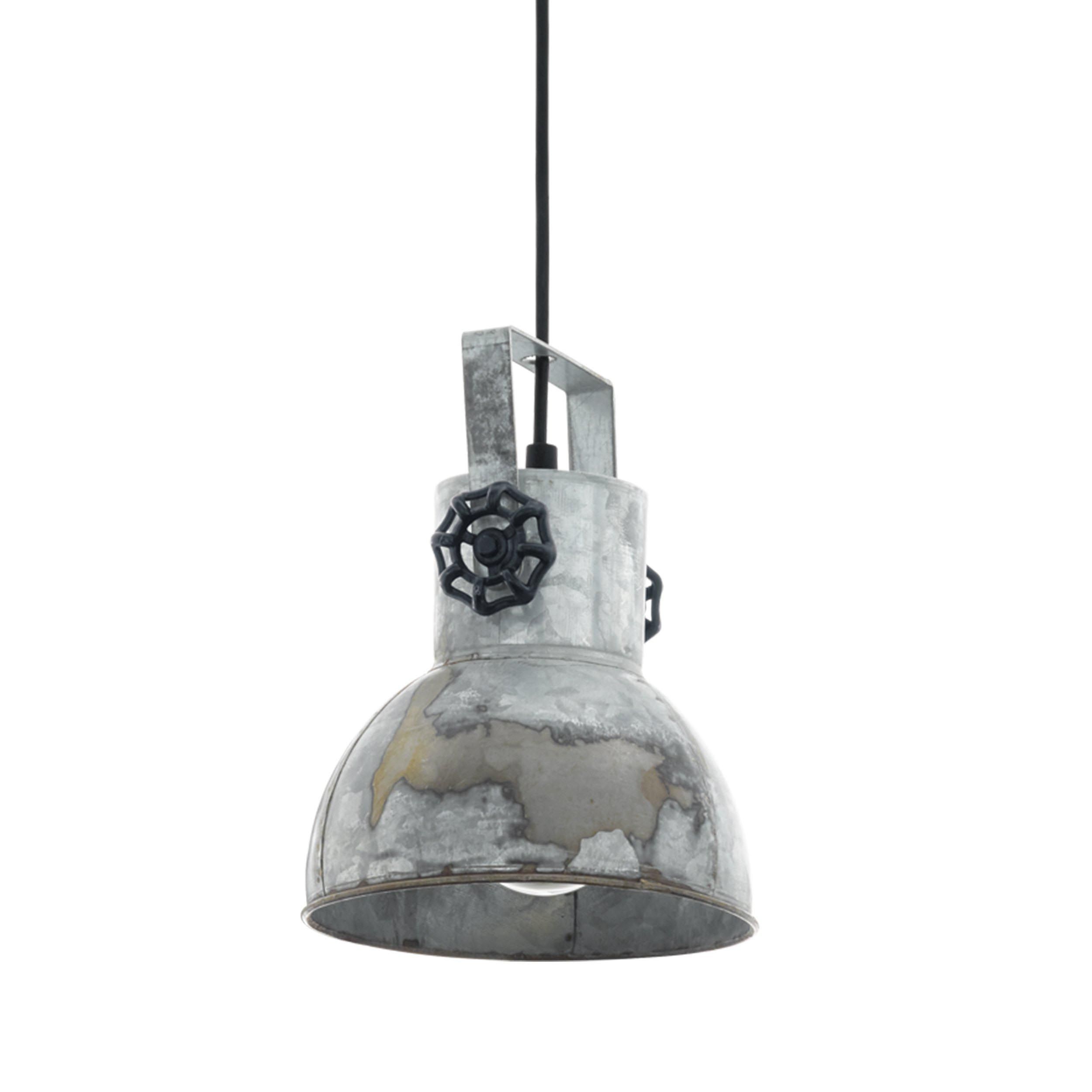 Suspension métal gris BARNSTAPLE E27 1X40W