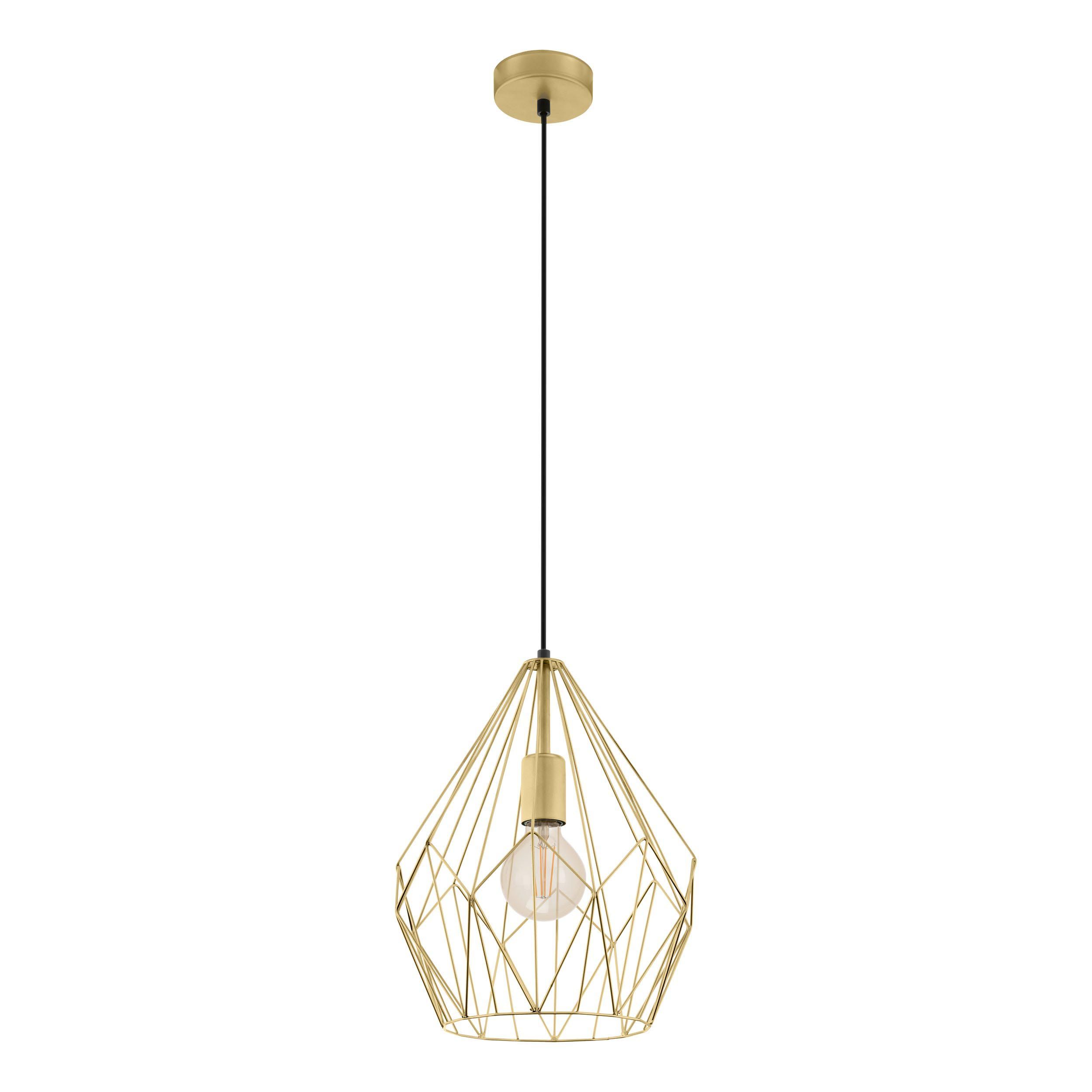 Suspension métal doré CARLTON 2 D31CM E27 1X60W