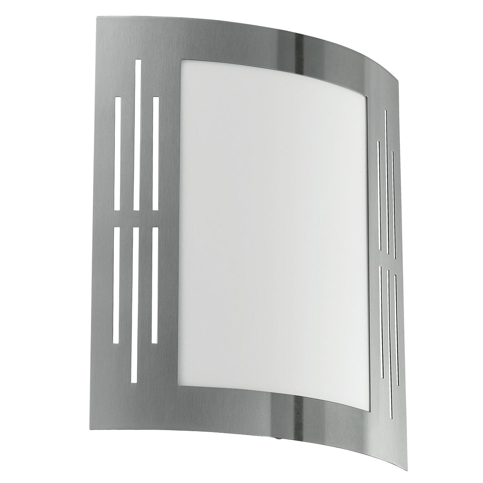 Applique extérieure métal gris CITY 1 E27 1X60W