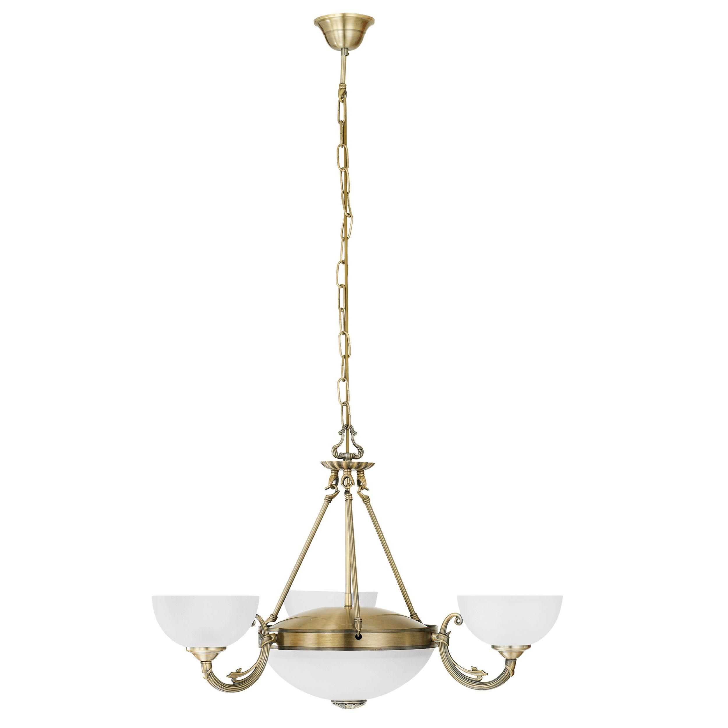 Lustre métal bronze SAVOY E14 3X40W