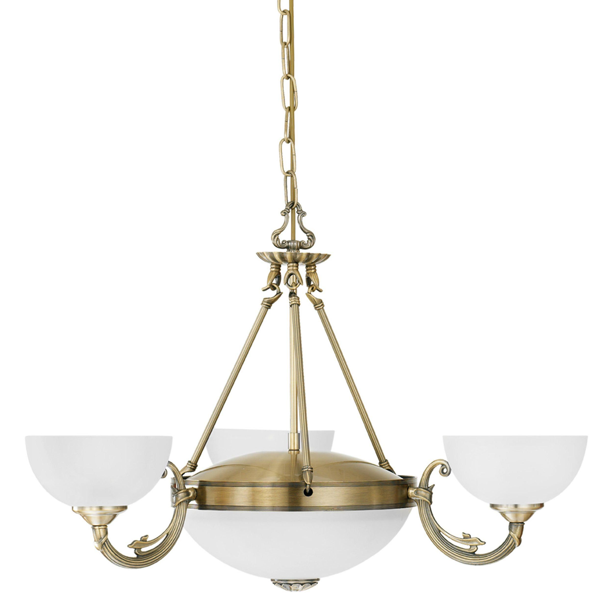 Lustre métal bronze SAVOY E14 3X40W