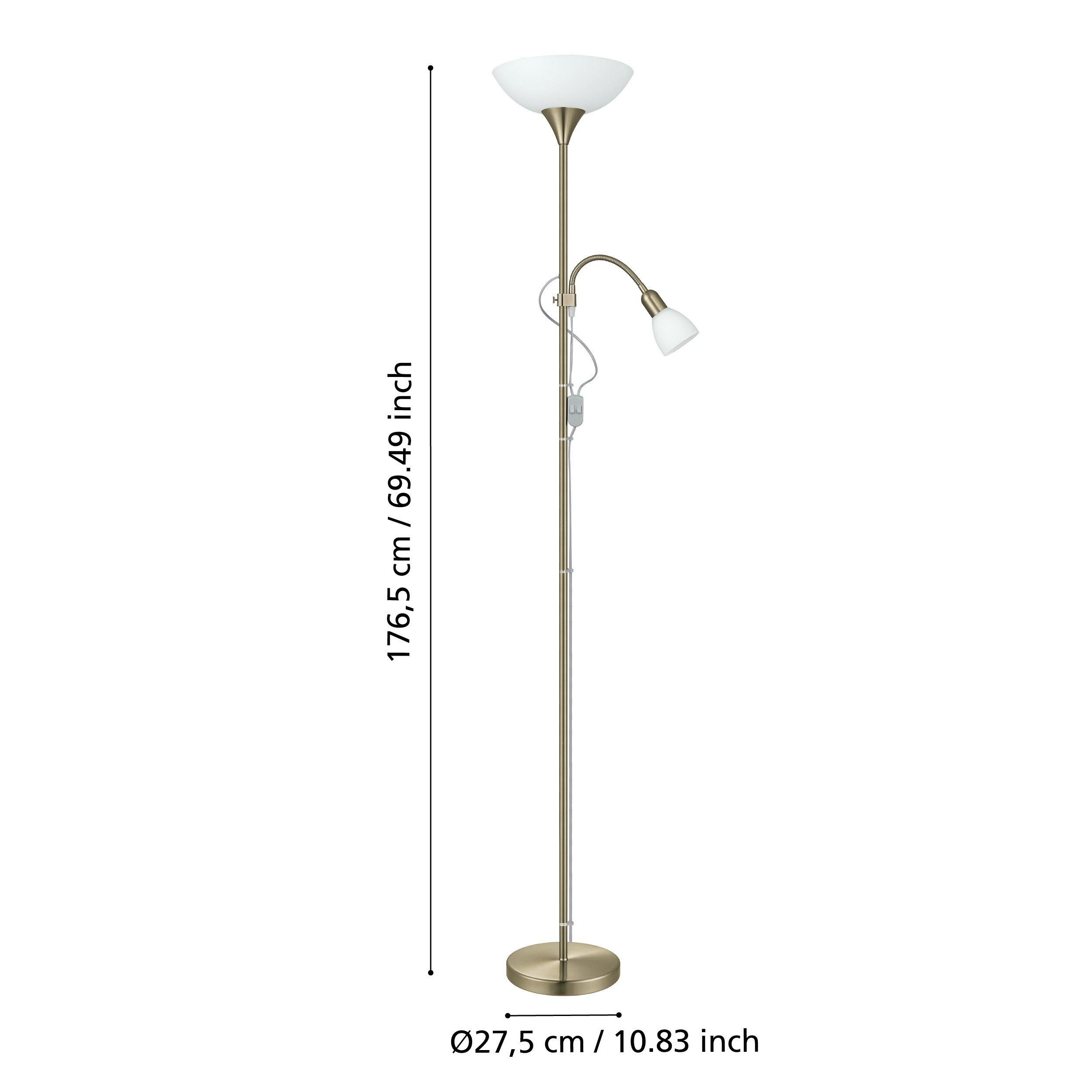 Lampadaire métal bronze UP 2 E27 1X60W