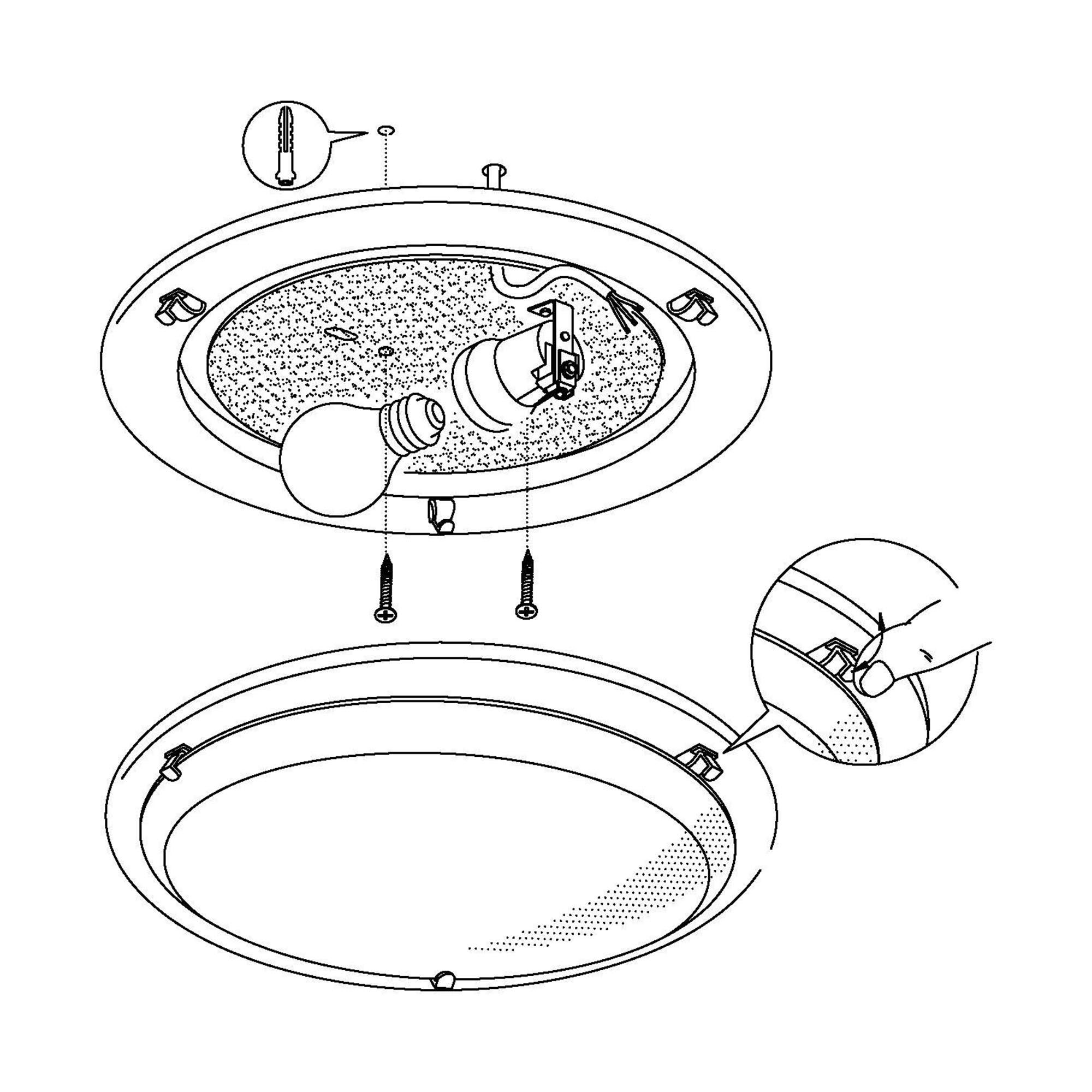 Plafonnier verre argenté PLANET 1 E27 1X25W