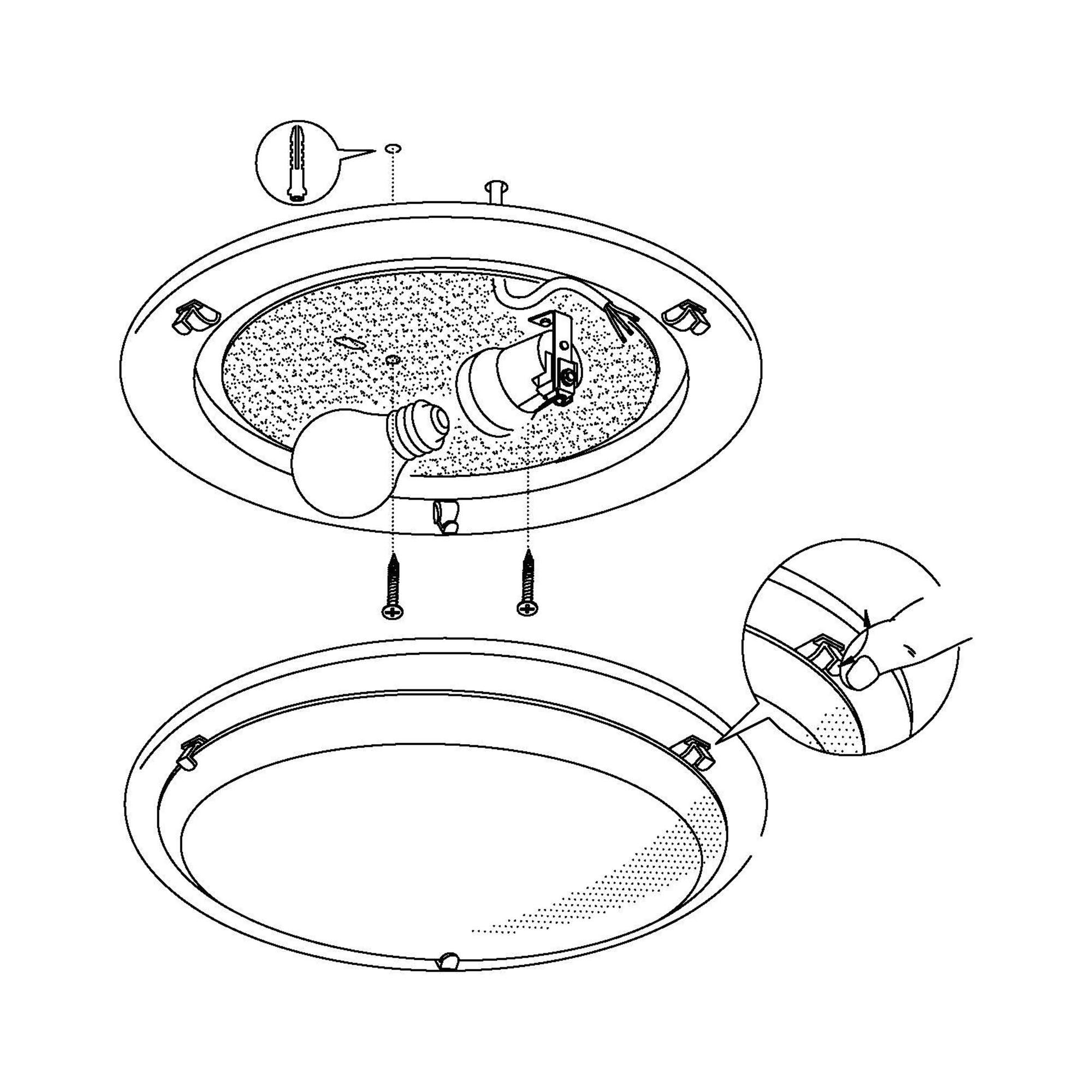 Applique murale verre nickel PLANET 1 E27 1X25W