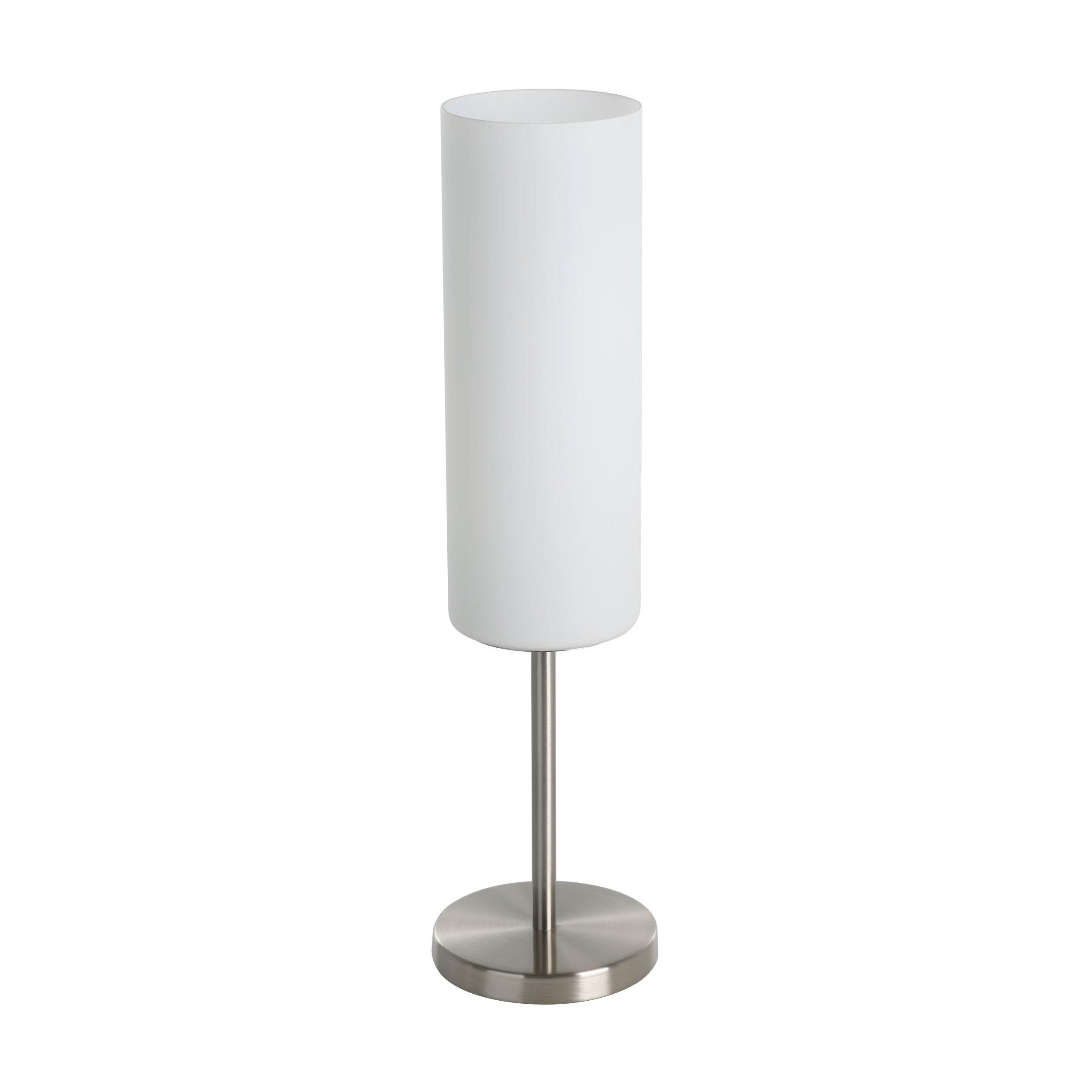 Lampe de table métal argenté TROY 3 E27 1X40W