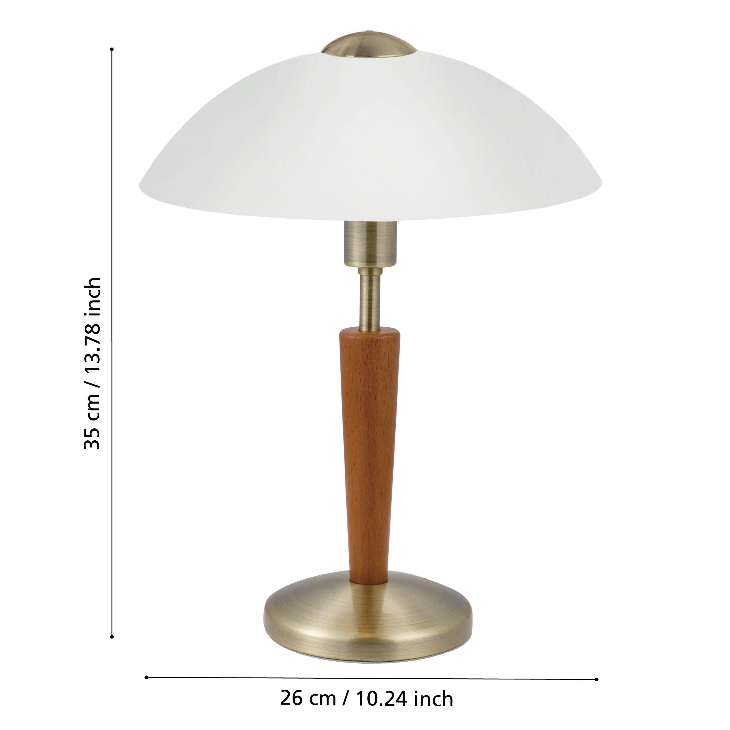 Lampe de table métal bronze SOLO 1 E14 1X40W