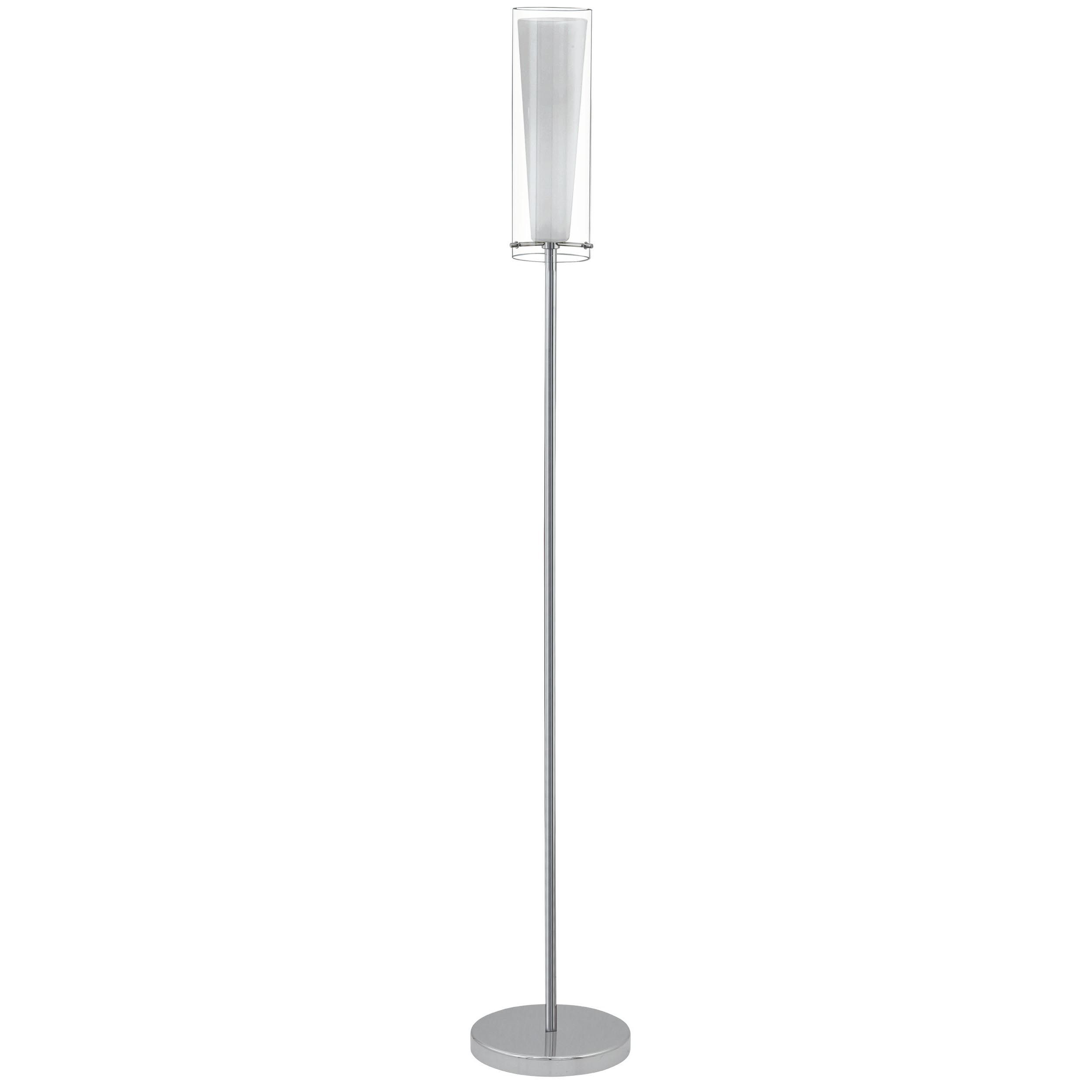 Lampadaire verre blanc PINTO E27 1X40W