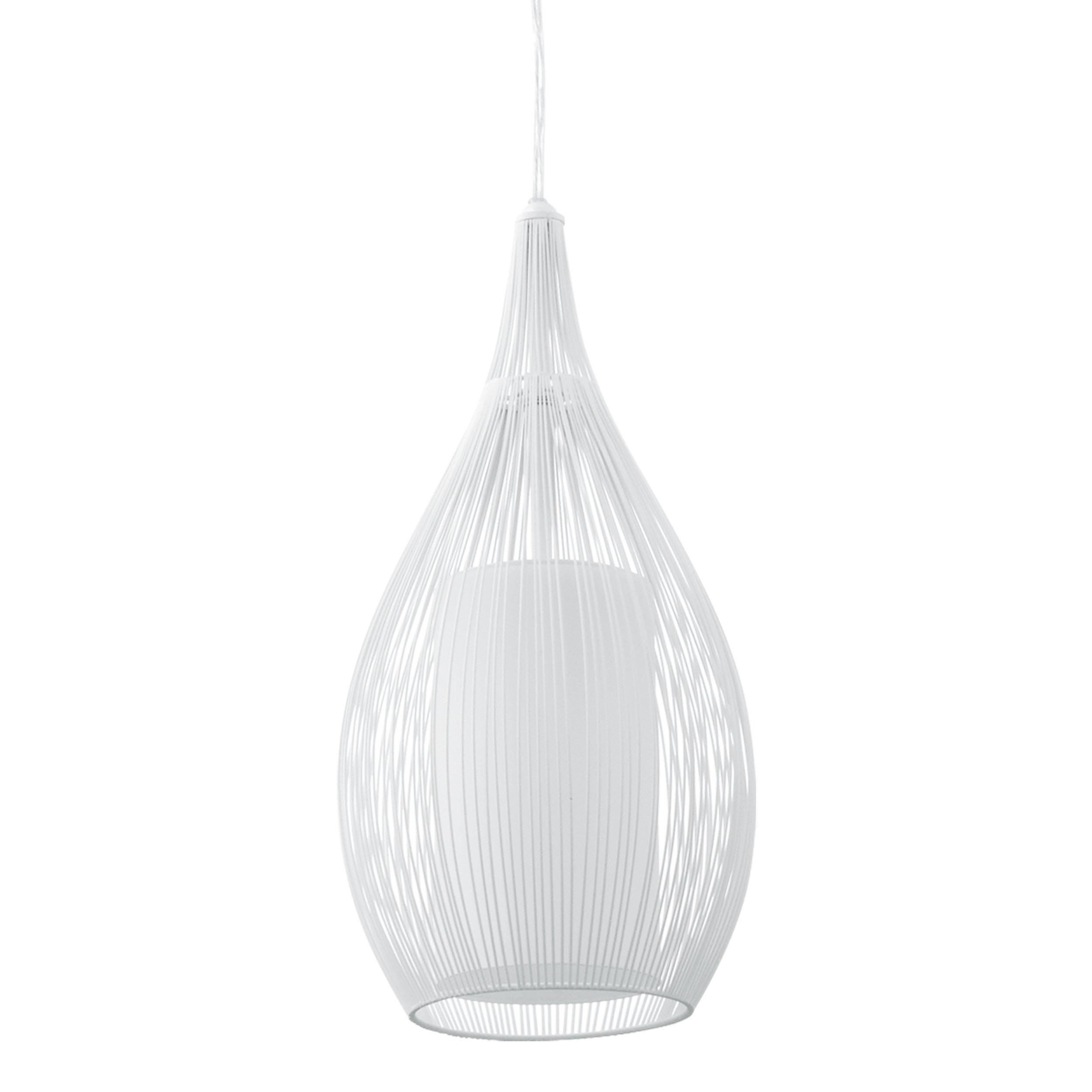 Suspension métal blanc RAZONI E27 1X60W