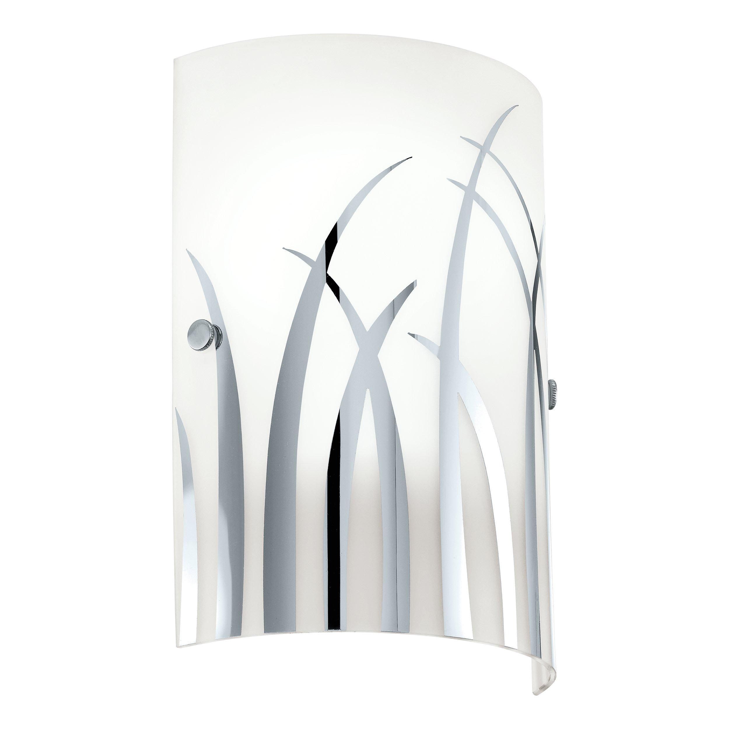 Applique murale verre blanc RIVATO E14 1X42W