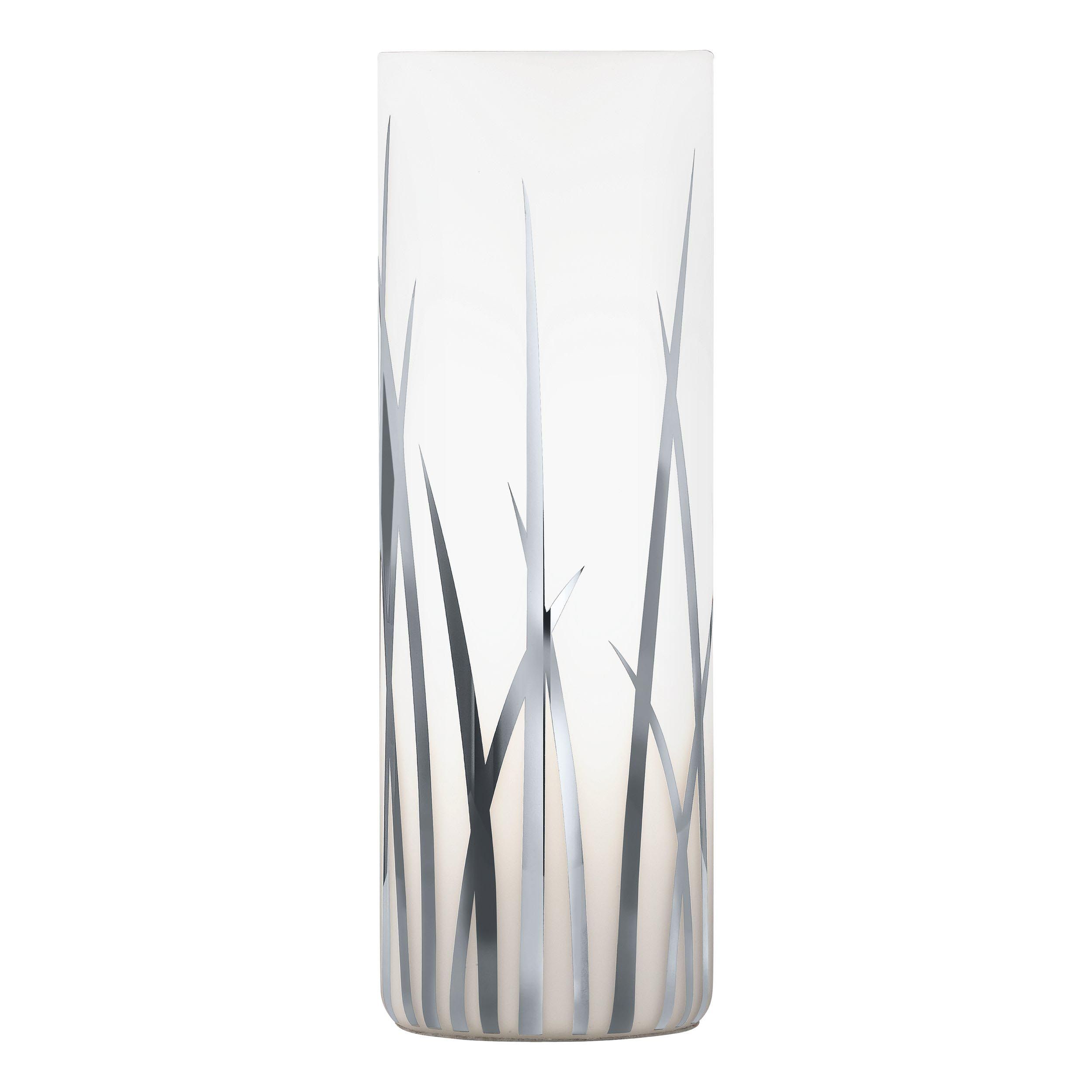 Lampe de table verre blanc RIVATO E27 1X60W