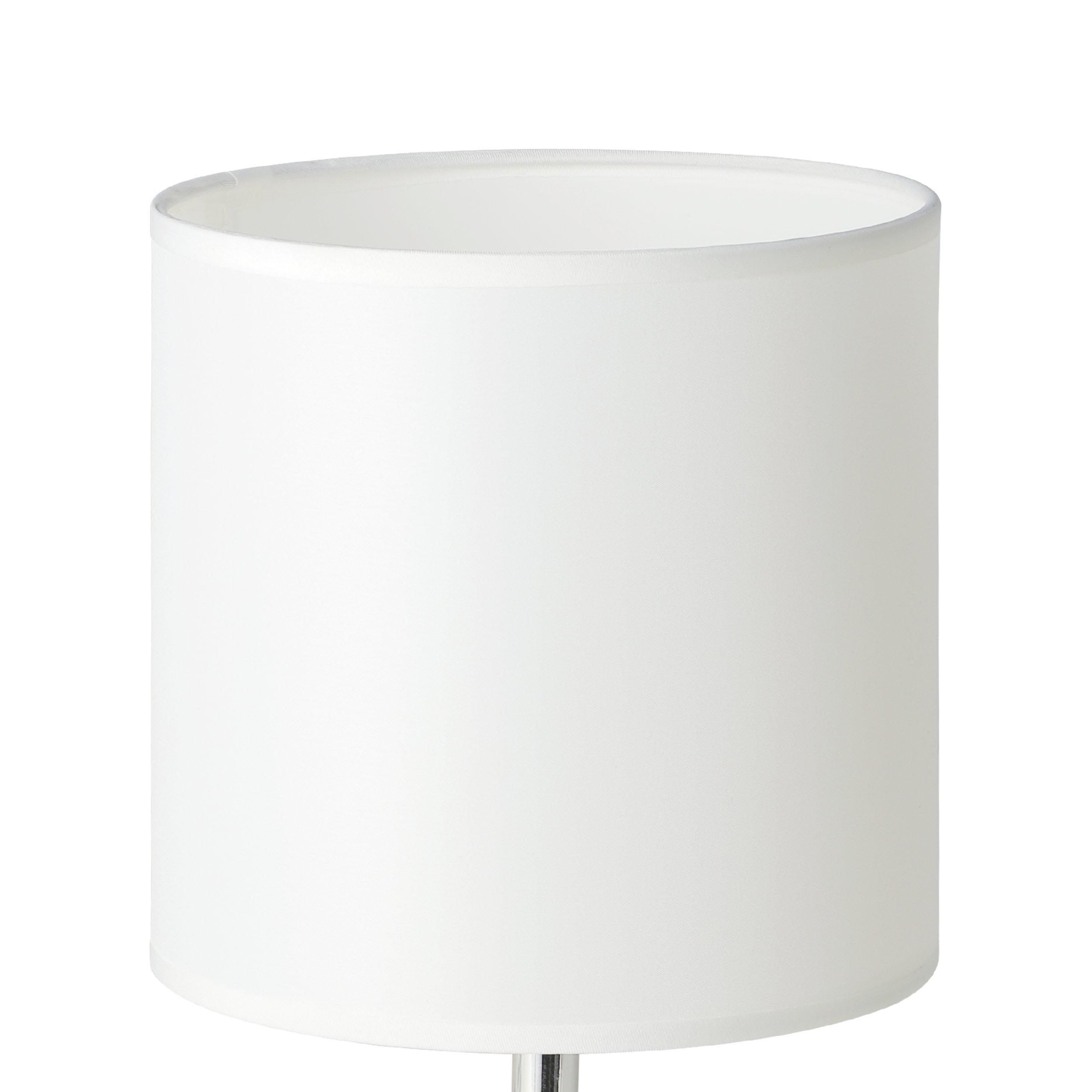 Lampe de table métal blanc TRONDIO E14 1X40W