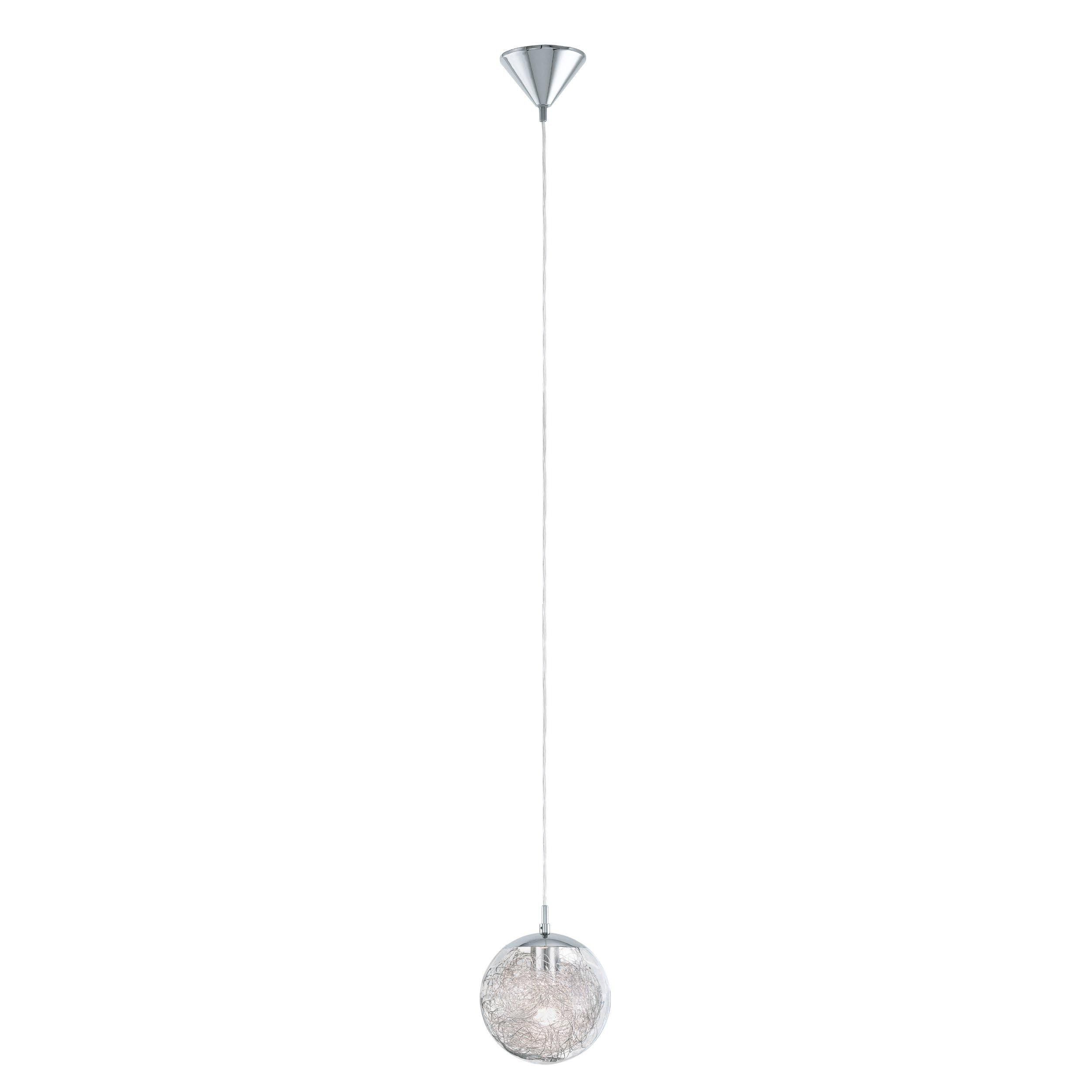 Suspension verre trspt LUBERIO E27 1X60W