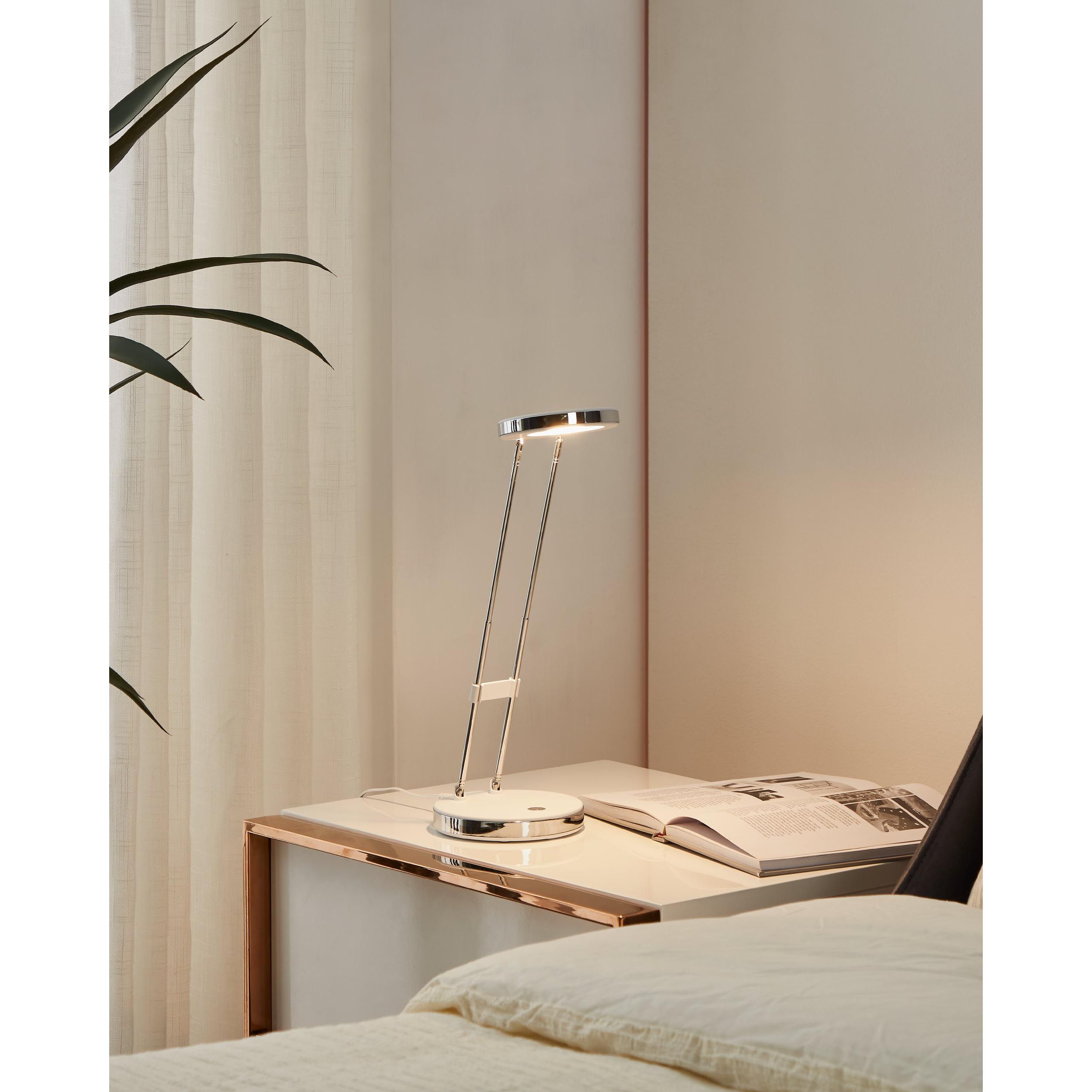 Lampe de bureau plastique blanc GEXO LED INT 1X2,5W