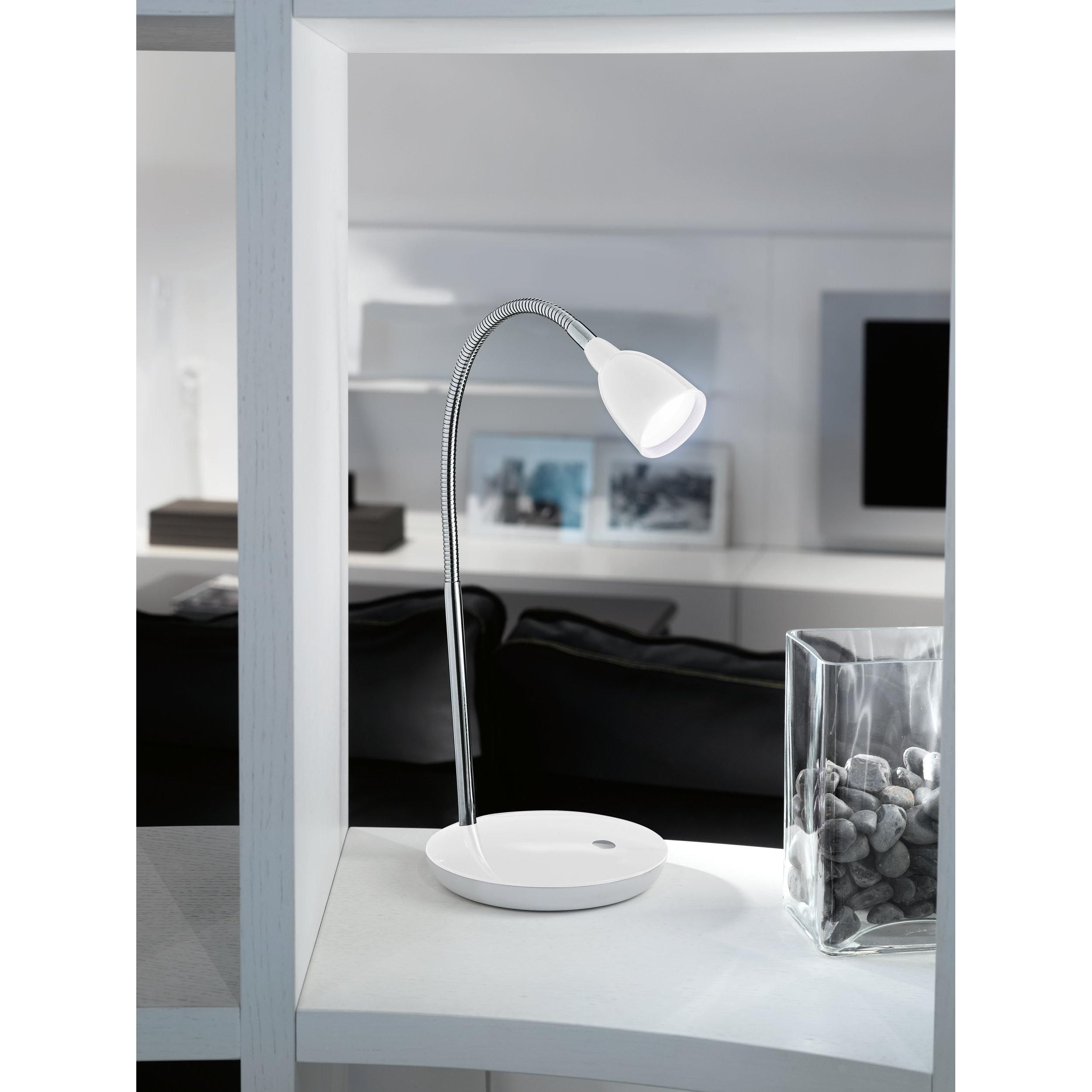 Lampe de bureau plastique blanc DURENGO LED INT 1X2,5W