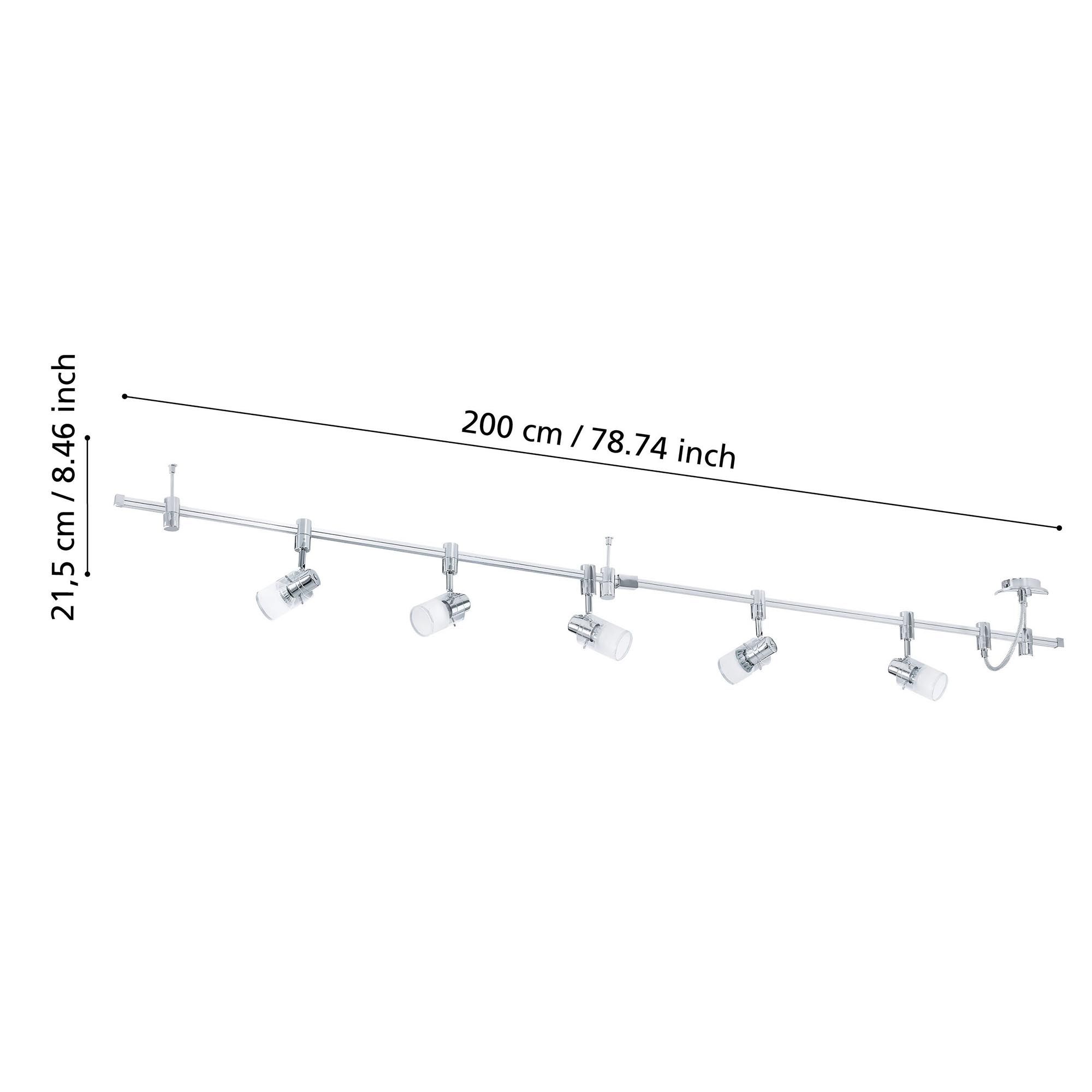 Pièces détachées métal argenté VILANOVA GU10 5X4,6W