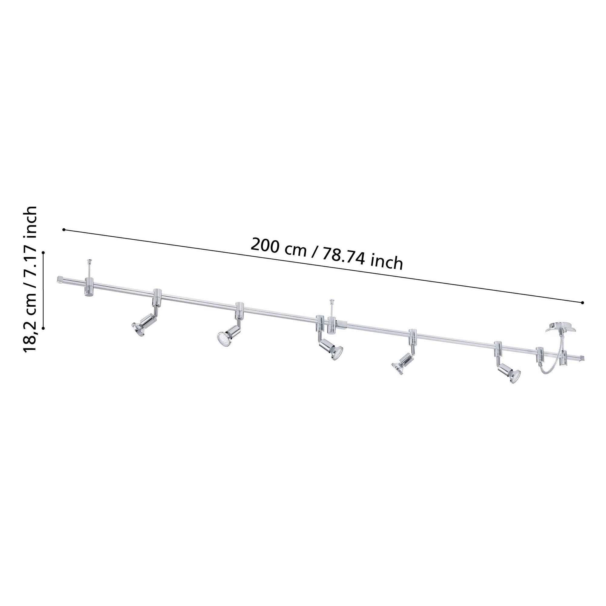 Pièces détachées métal argenté VILANOVA GU10 5X2,8W