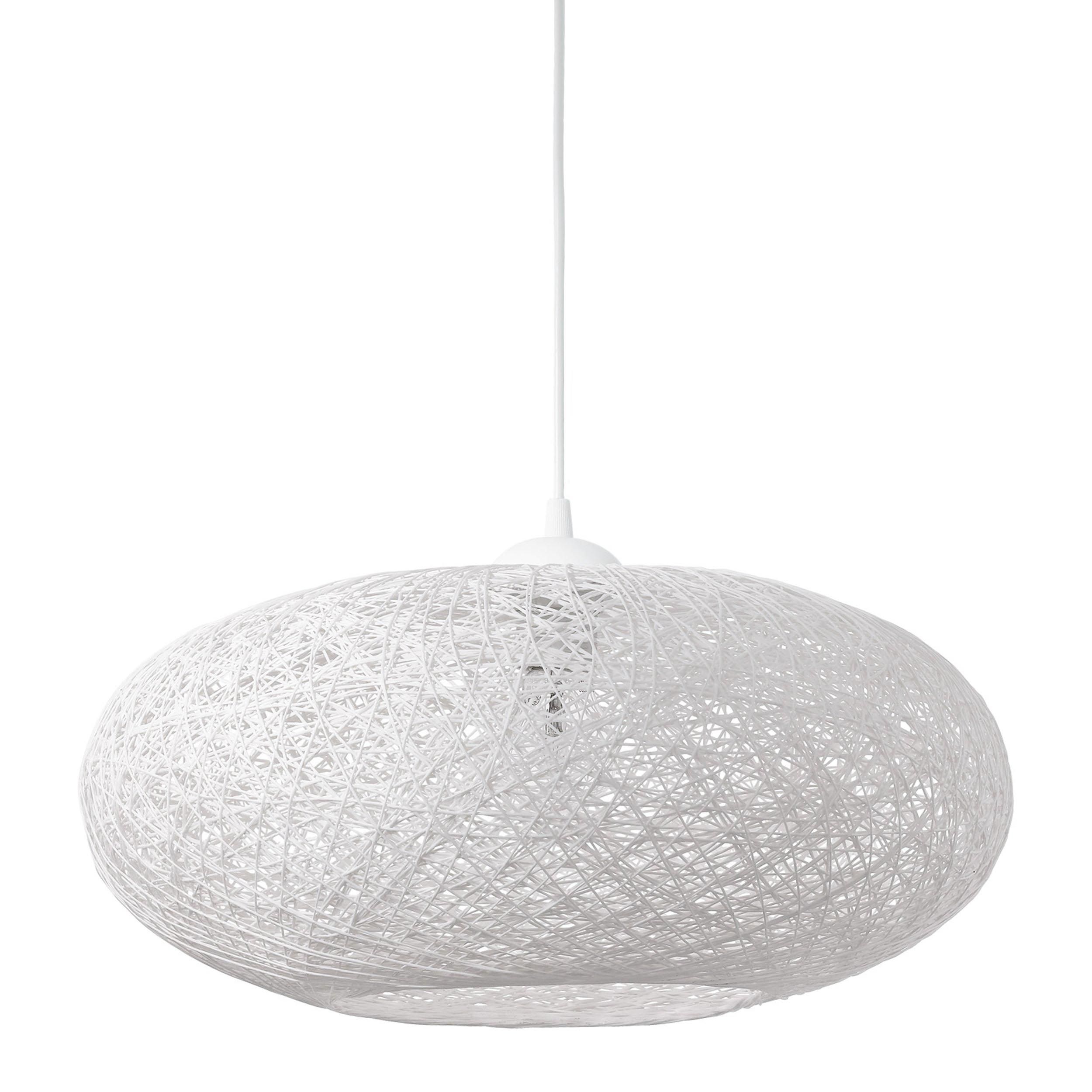 Suspension papier  blanc CAMPILO E27 1X60W