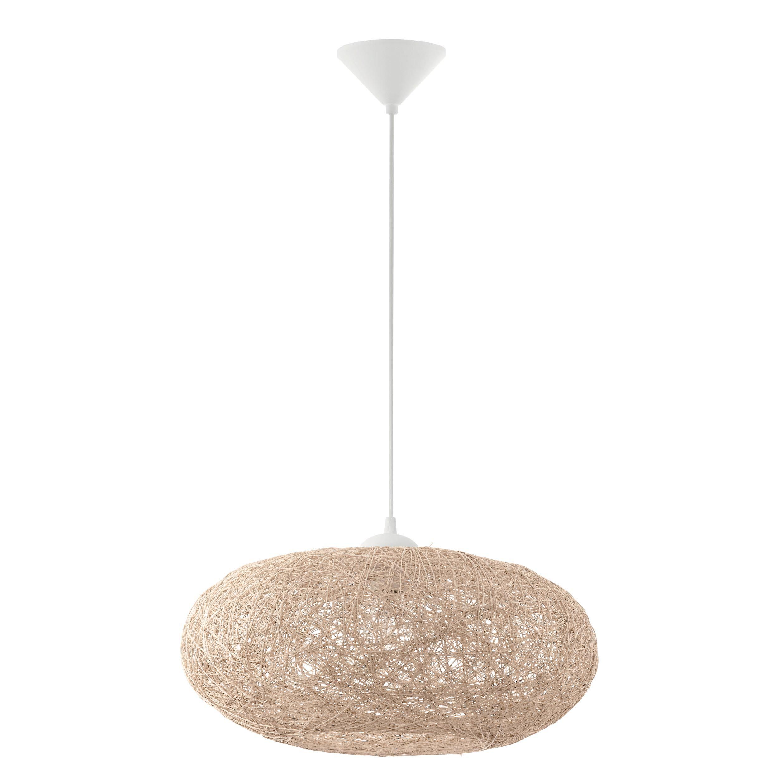 Suspension papier  beige CAMPILO E27 1X60W