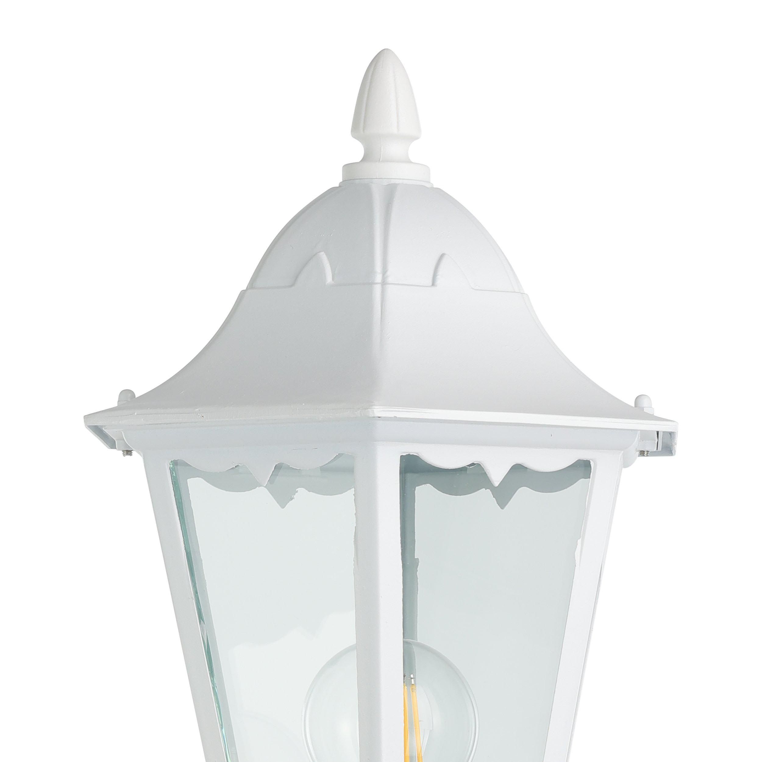 Lampadaire extérieur métal blanc NAVEDO E27 1X60W