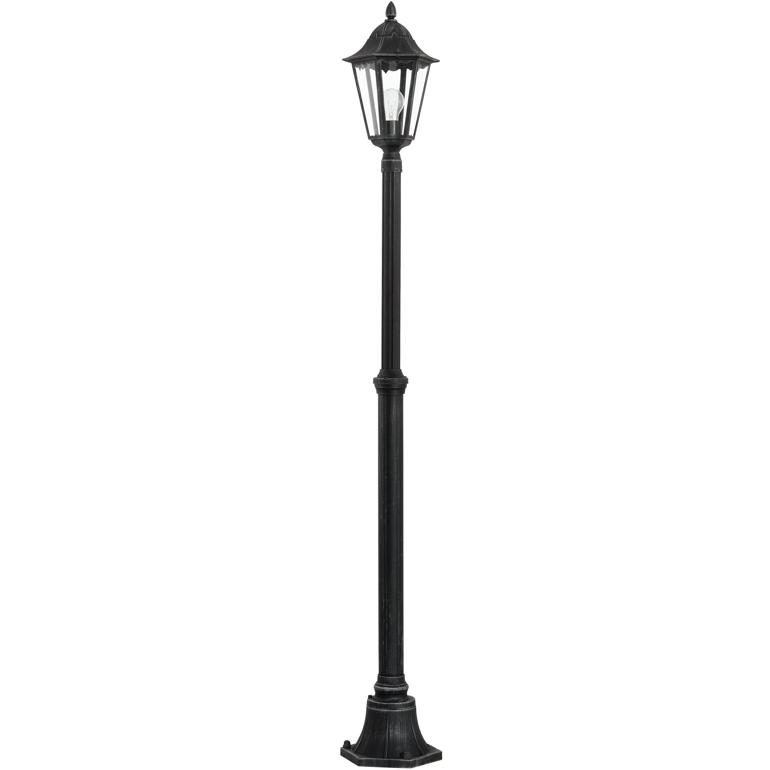 Lampadaire extérieur métal noir NAVEDO H200CM E27 1X60W