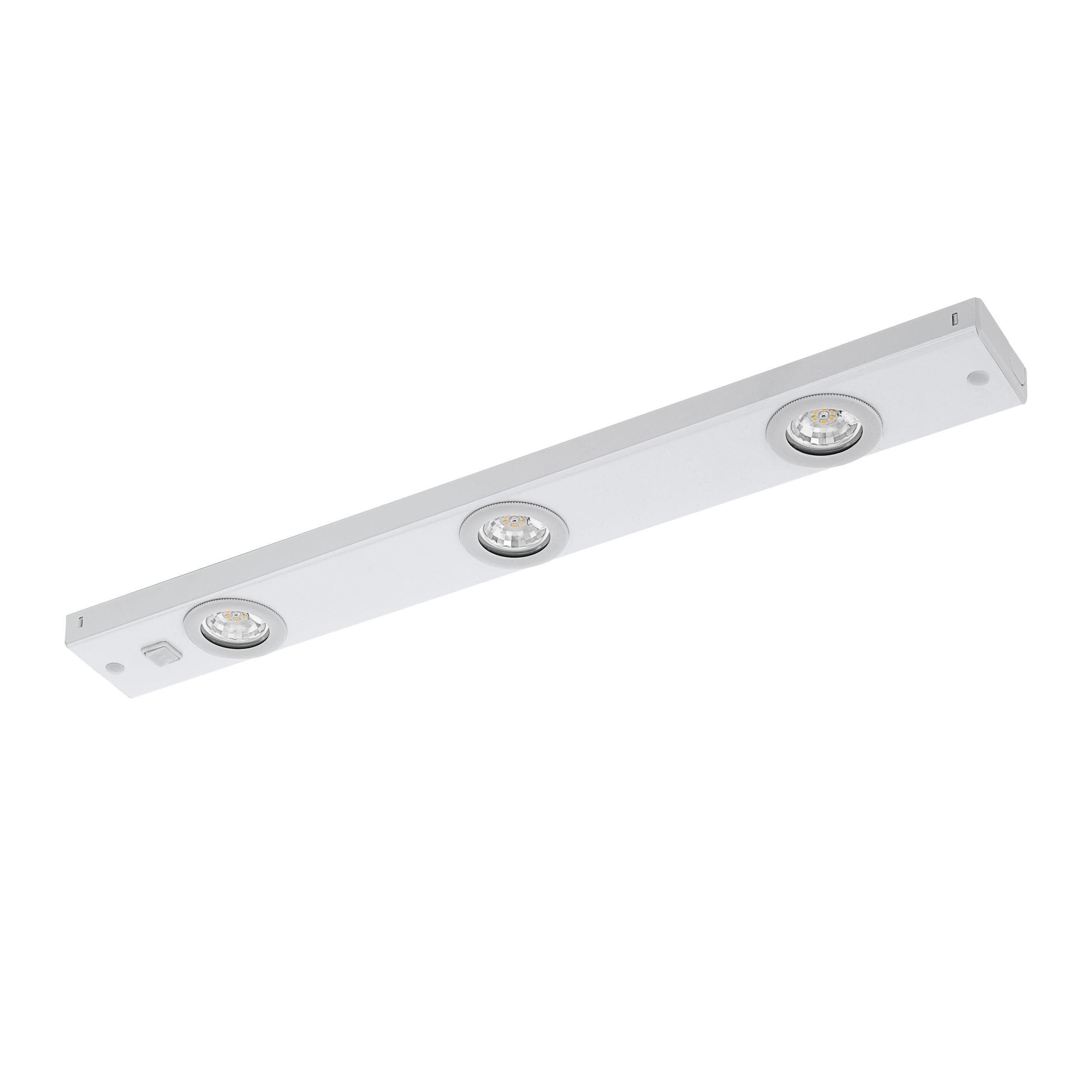 Plafonnier métal blanc KOB LED LED INT 3X2,3W