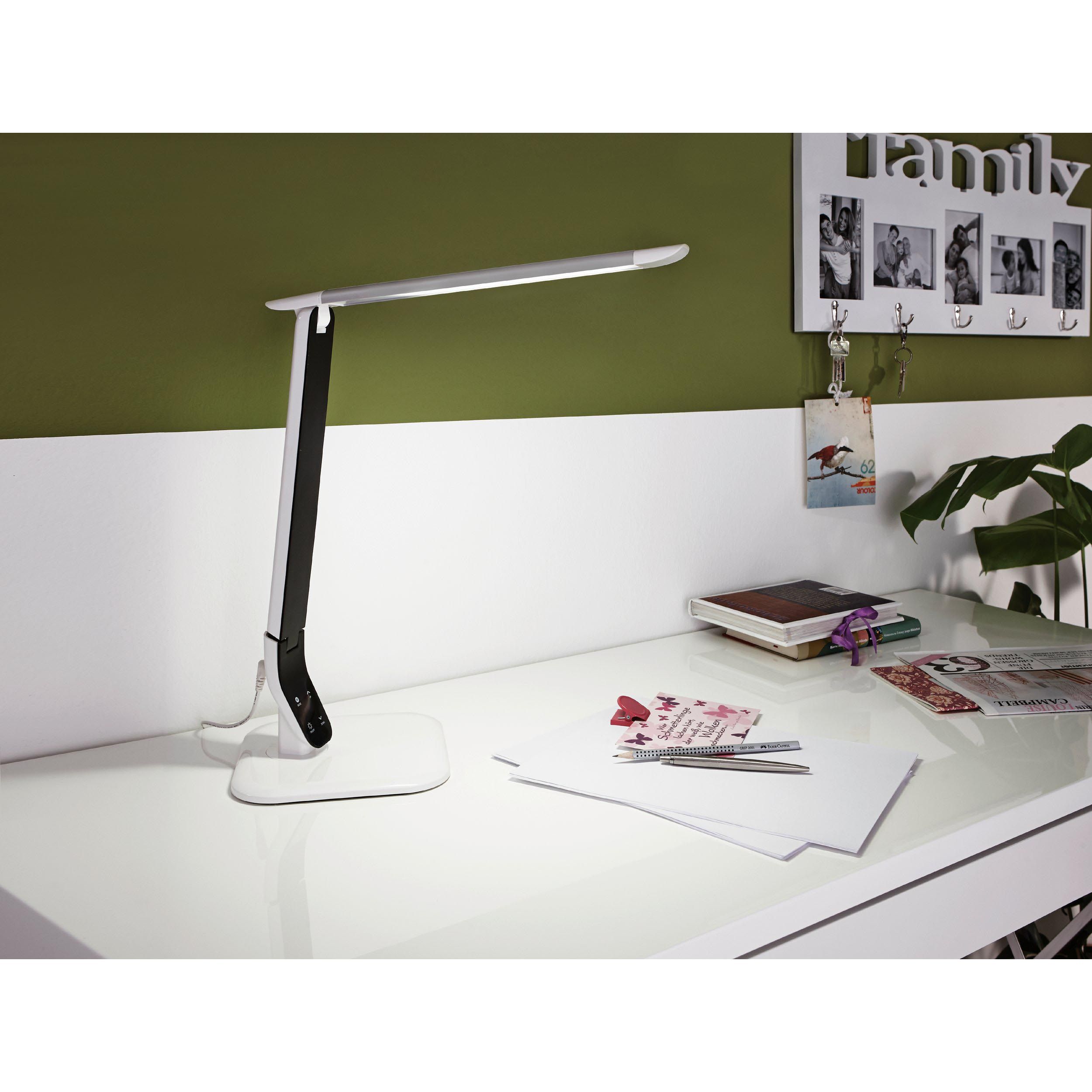 Lampe de bureau plastique  blanc SELLANO LED INT 1X4W