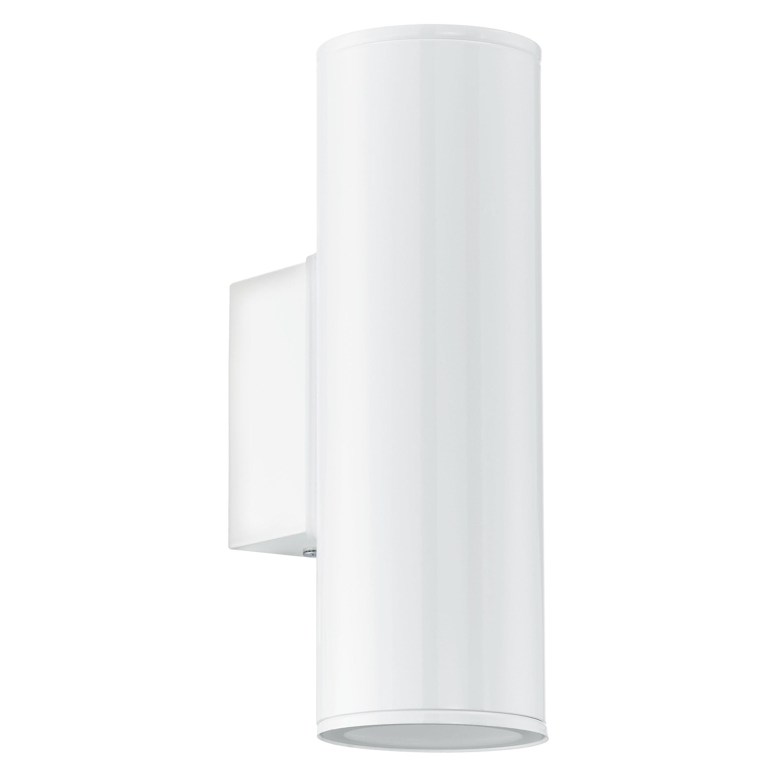 Applique extérieure métal blanc RIGA GU10 2X2,8W