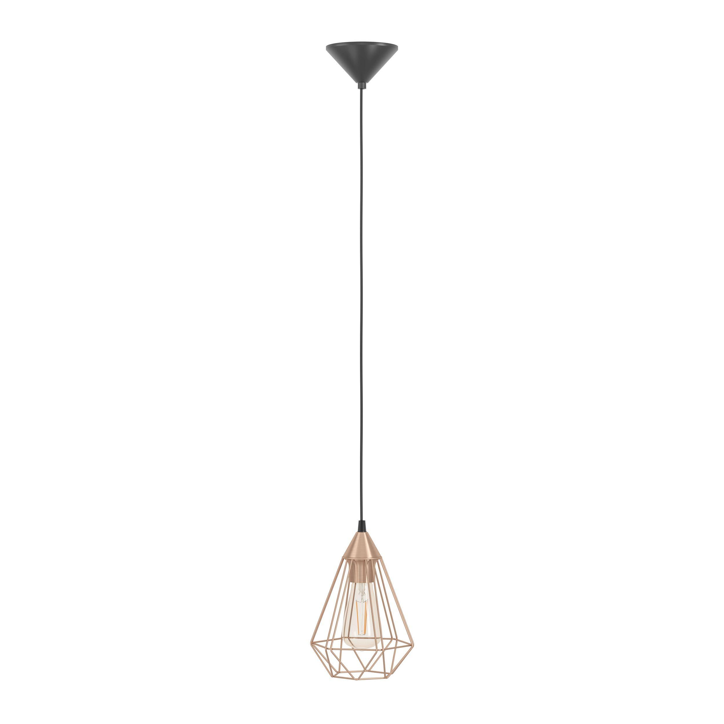 Suspension métal cuivre TARBES d17,5 cm E27 1X60W