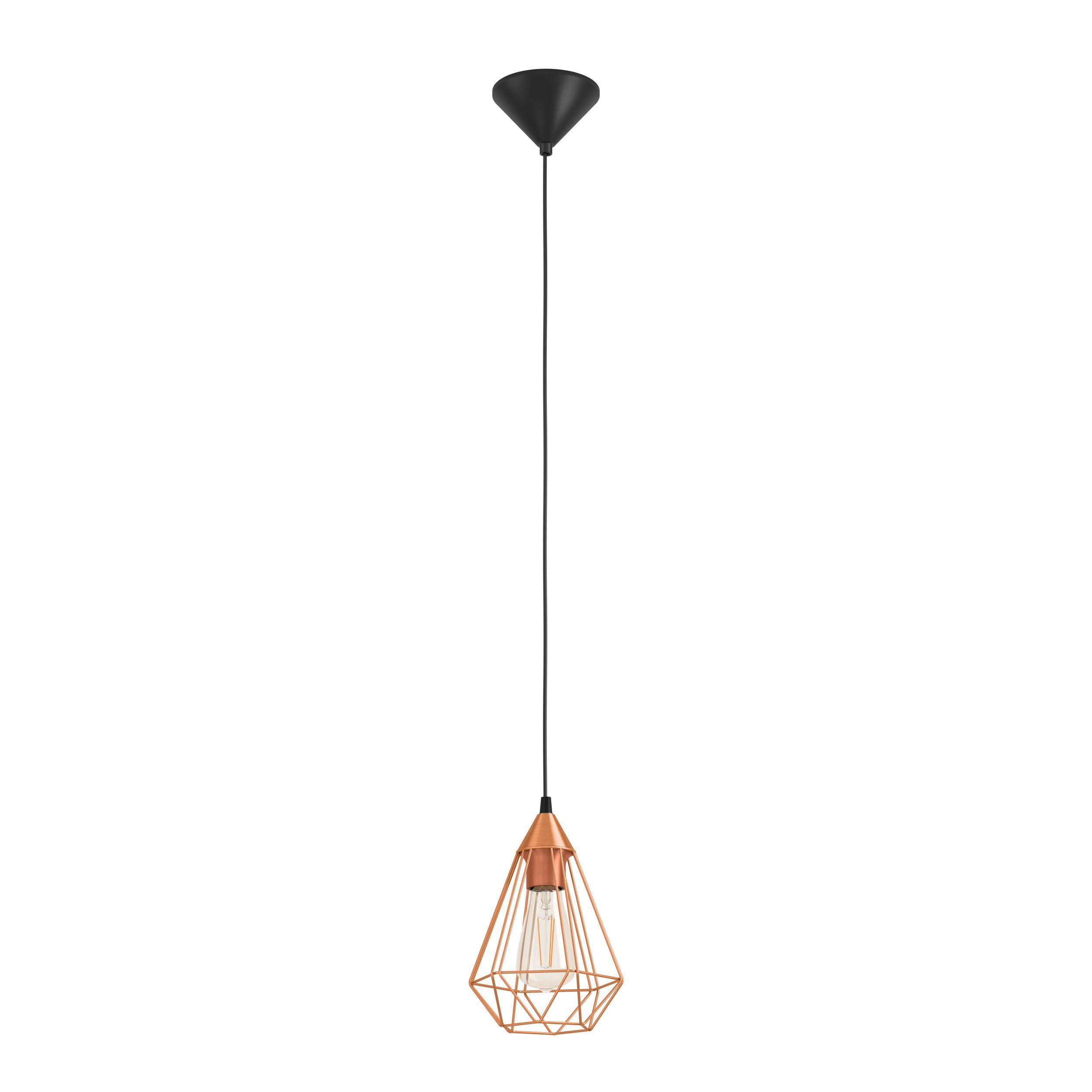 Suspension métal cuivre TARBES d17,5 cm E27 1X60W