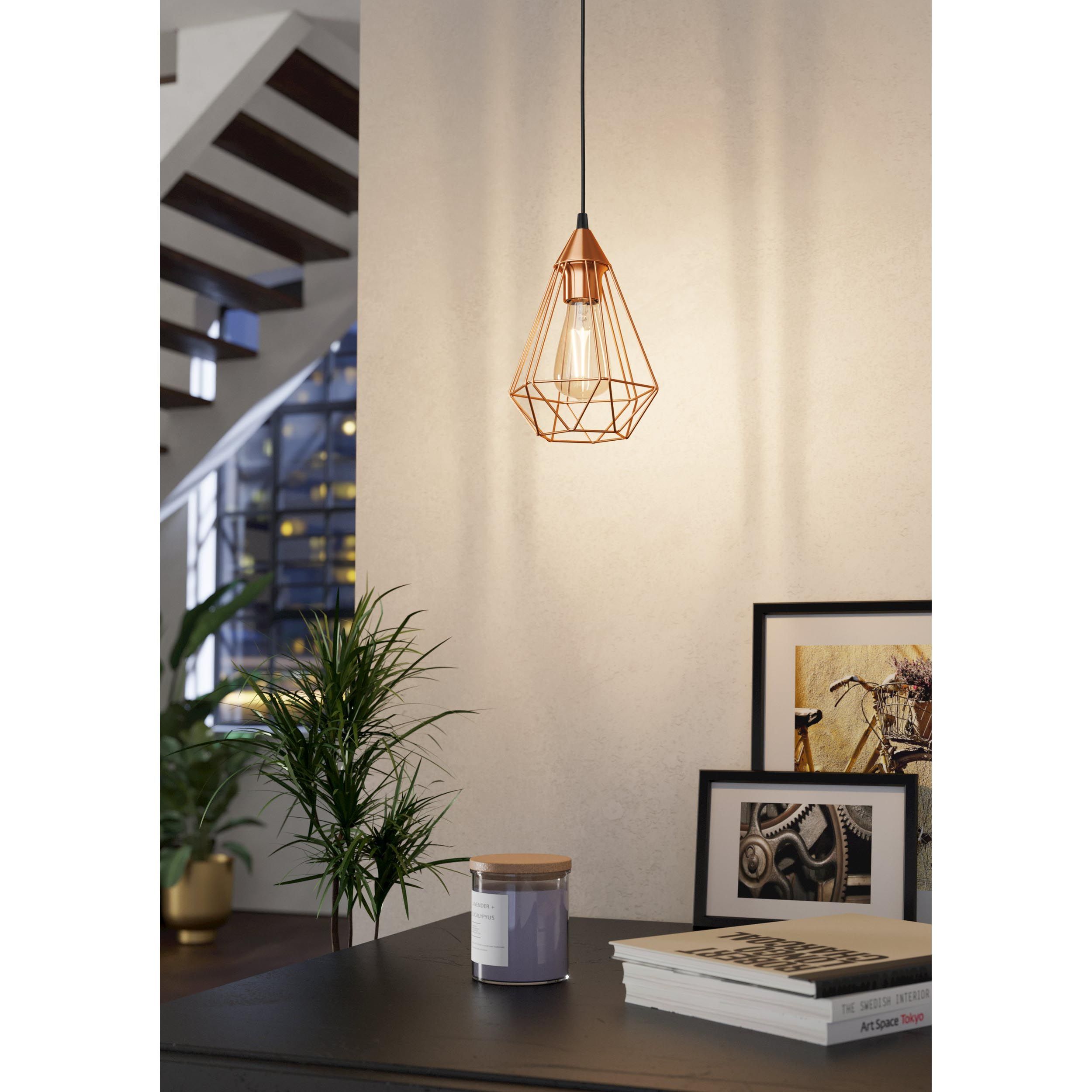 Suspension métal cuivre TARBES d17,5 cm E27 1X60W