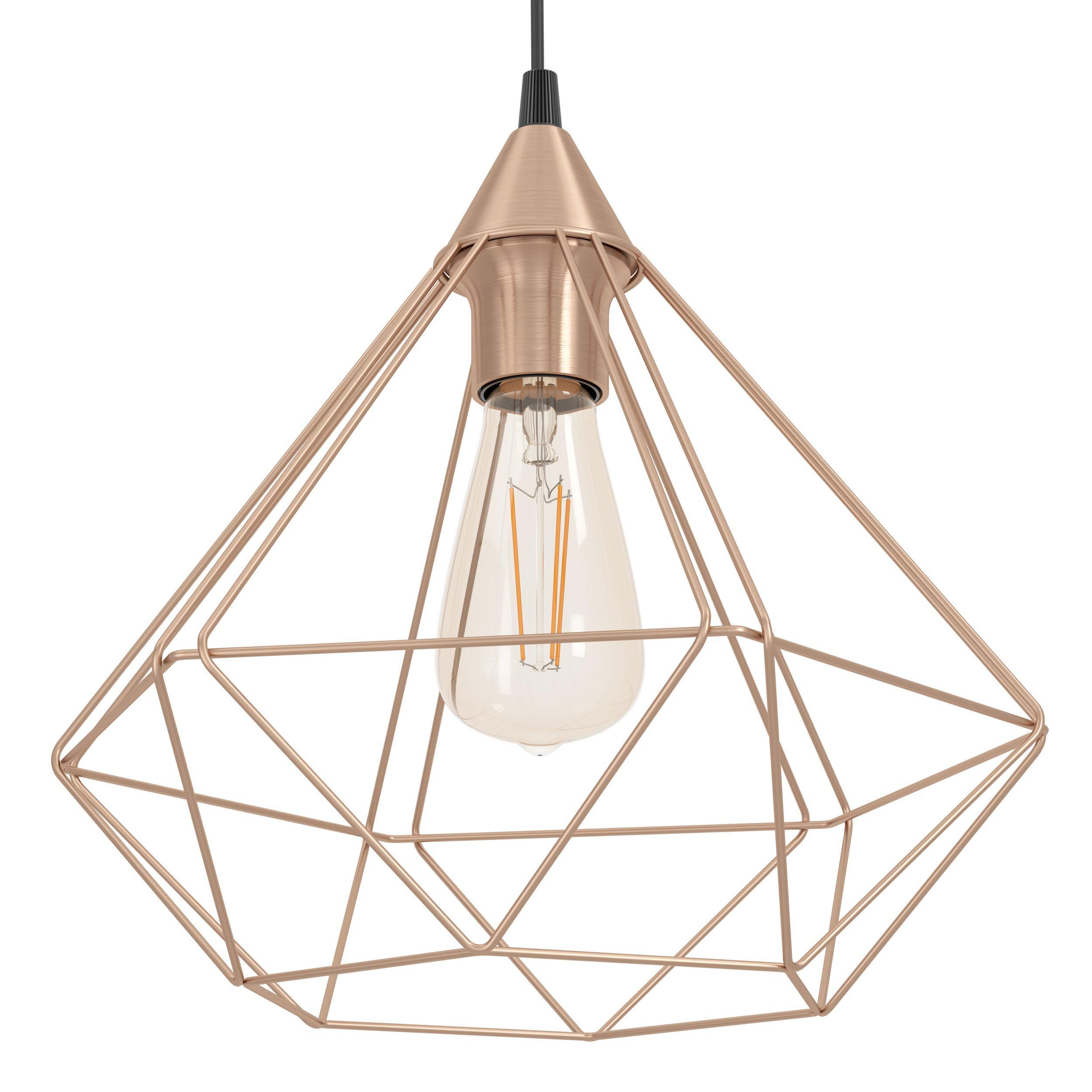 Suspension métal cuivre TARBES E27 1X60W