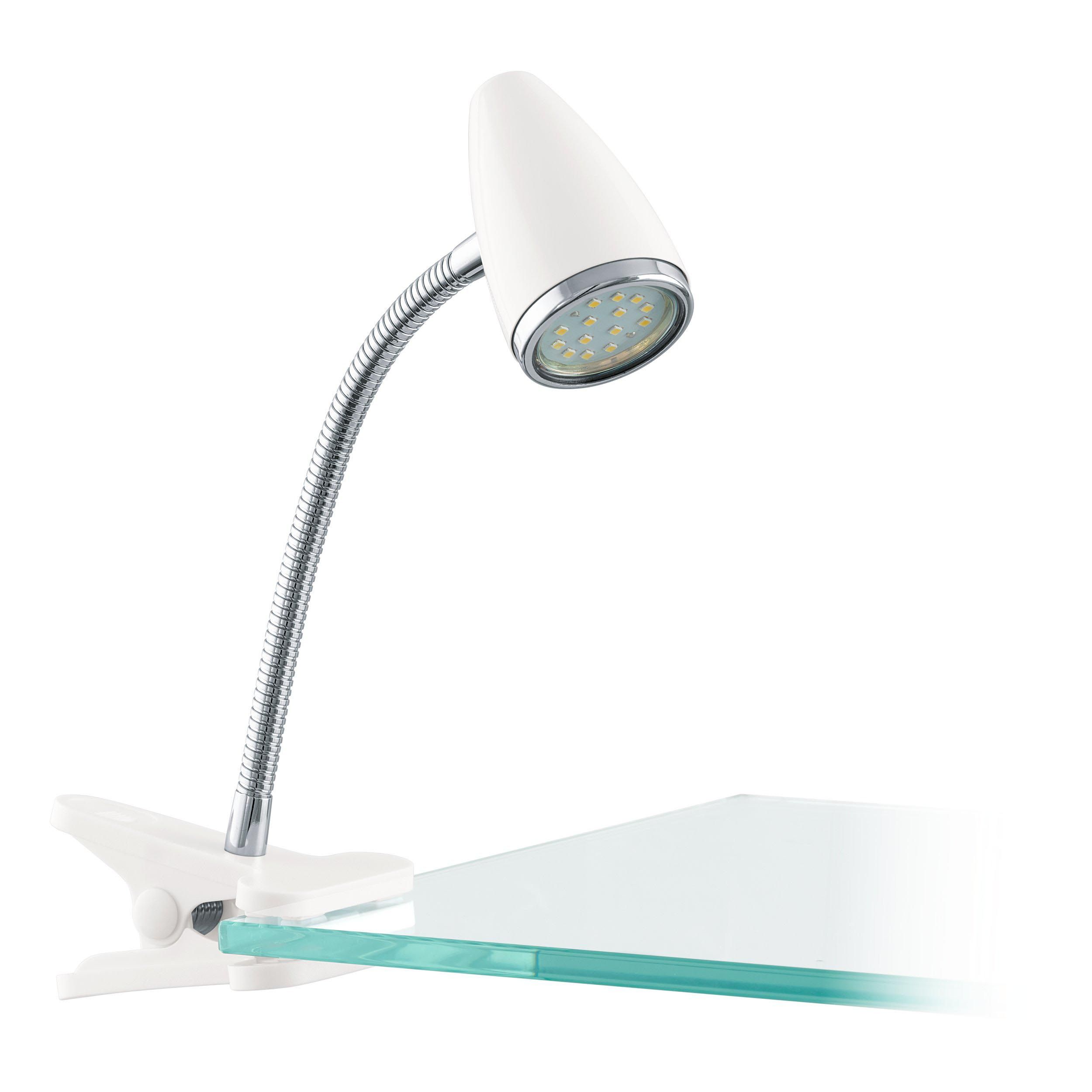 Lampe de bureau plastique blanc RICCIO 1 GU10 1X2,8W