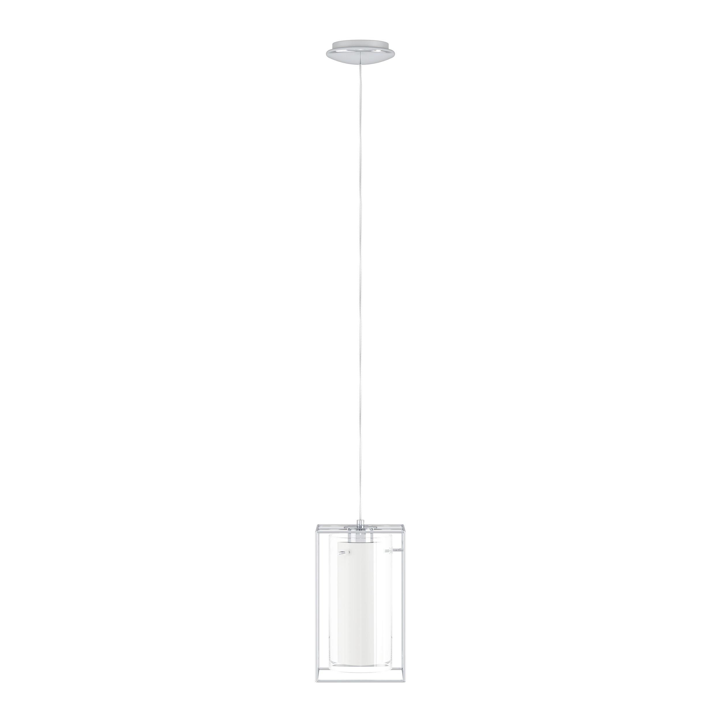 Suspension verre blanc LONCINO 1 E27 1X60W