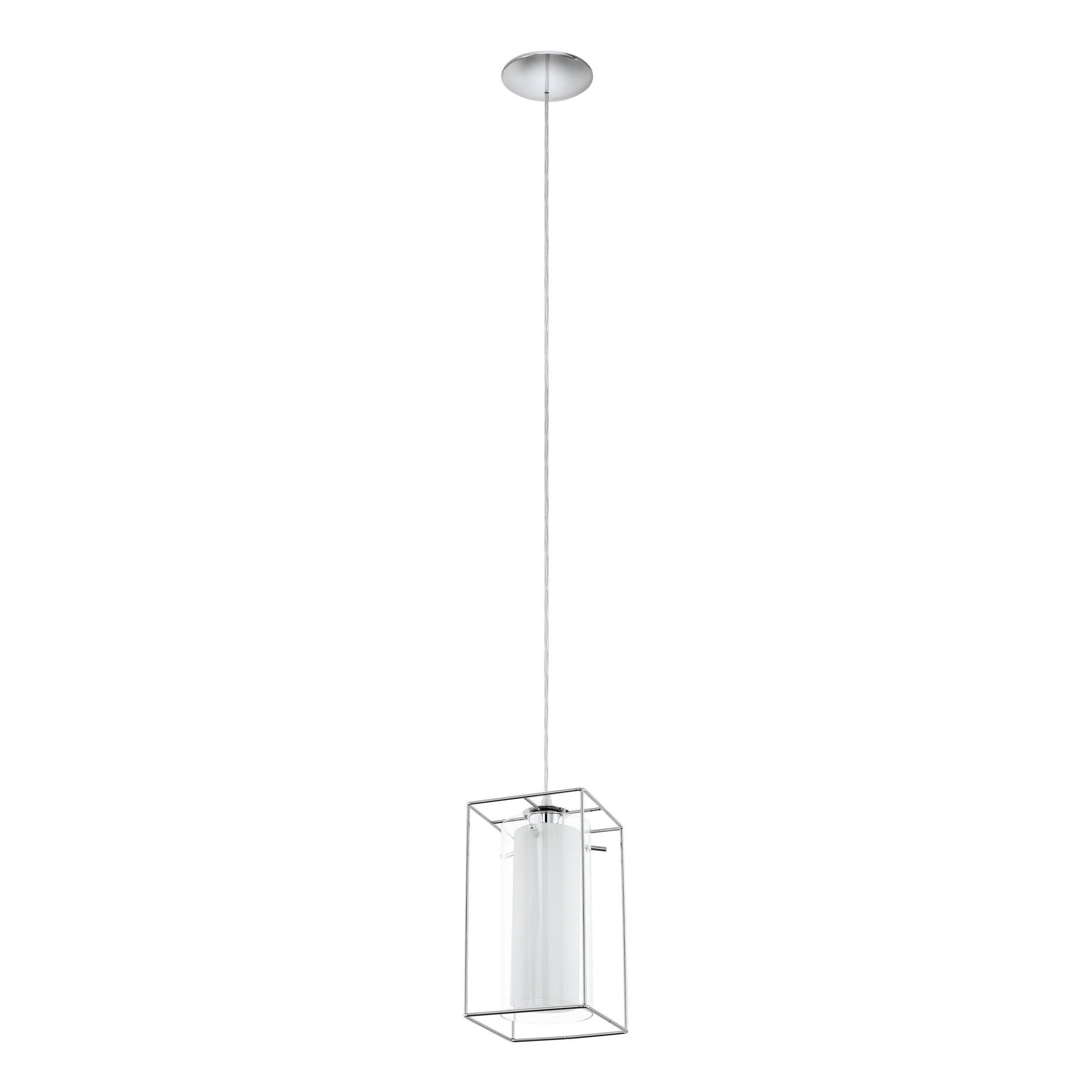 Suspension verre blanc LONCINO 1 E27 1X60W