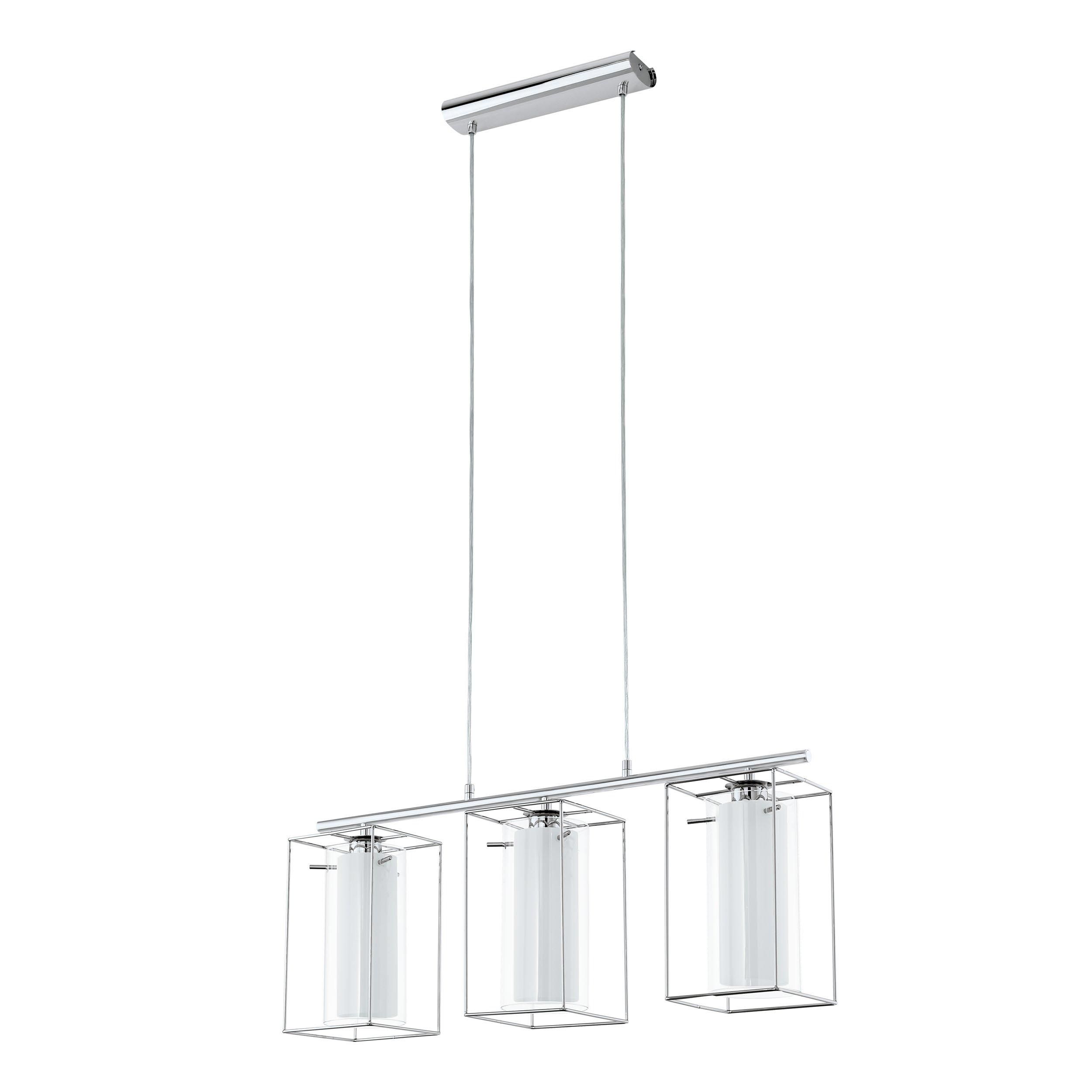 Suspension verre blanc LONCINO 1 E27 3X60W