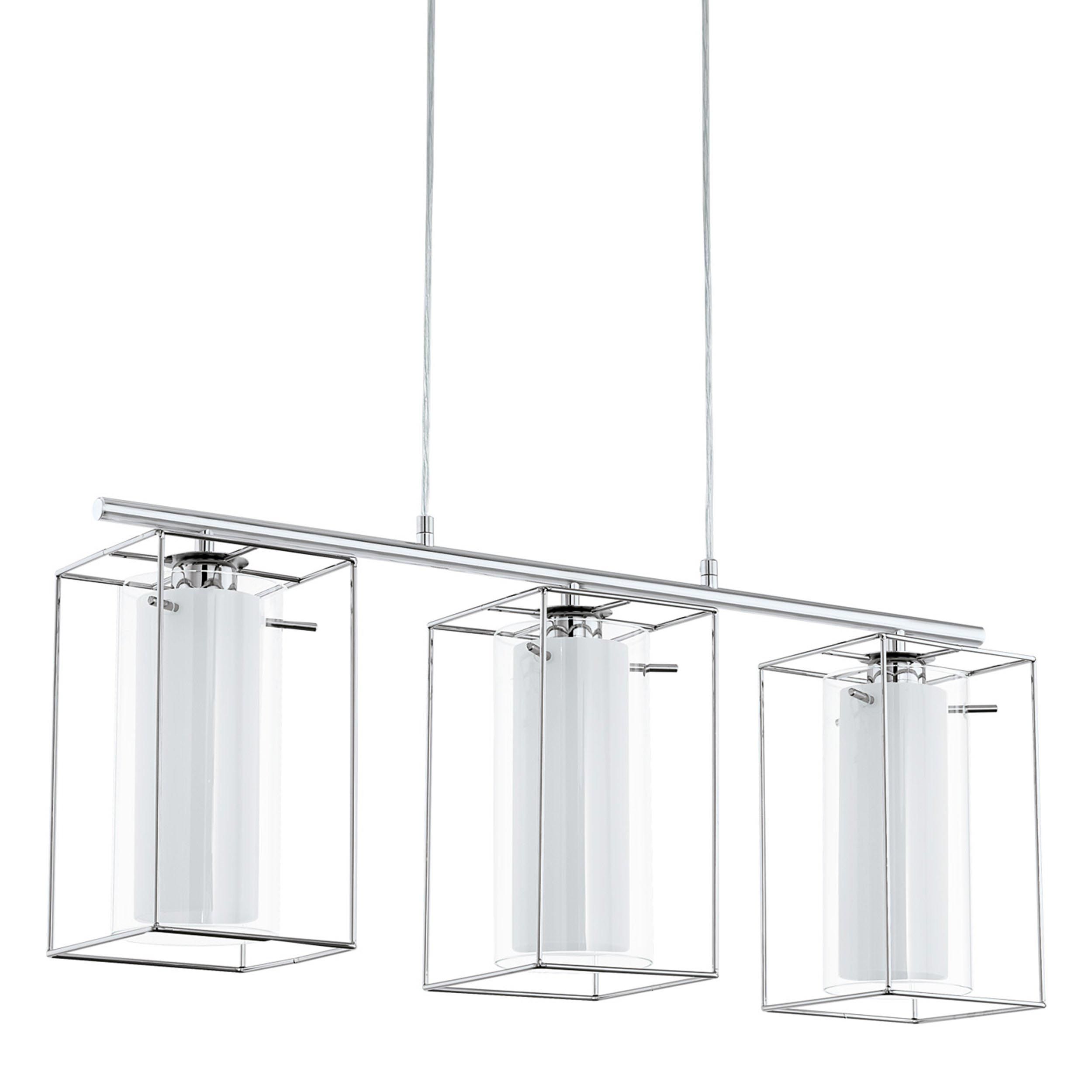 Suspension verre blanc LONCINO 1 E27 3X60W